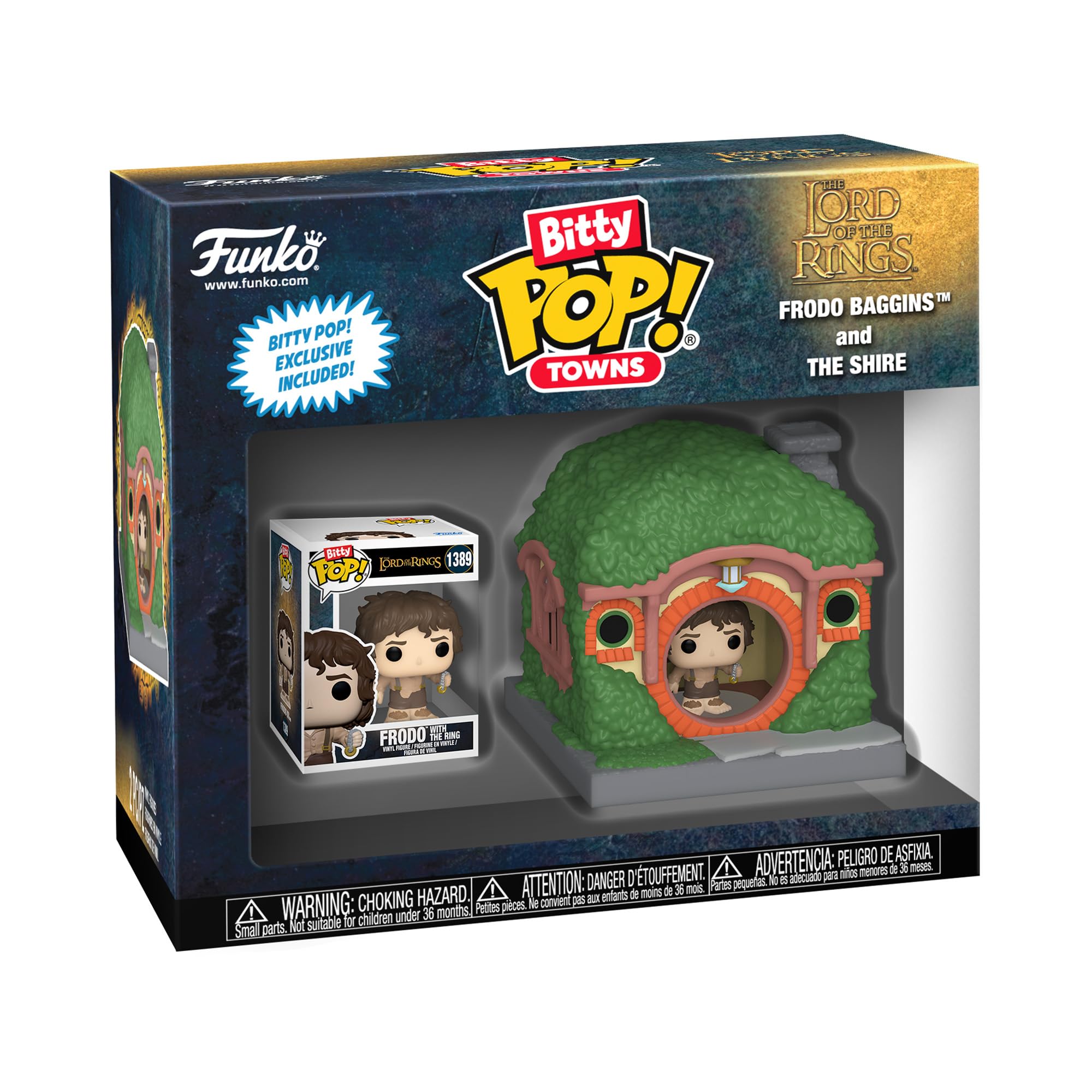 Funko Bitty POP! Town: The Lord of the Rings - Frodo Baggins | Vinyl Figure | 3.75 in