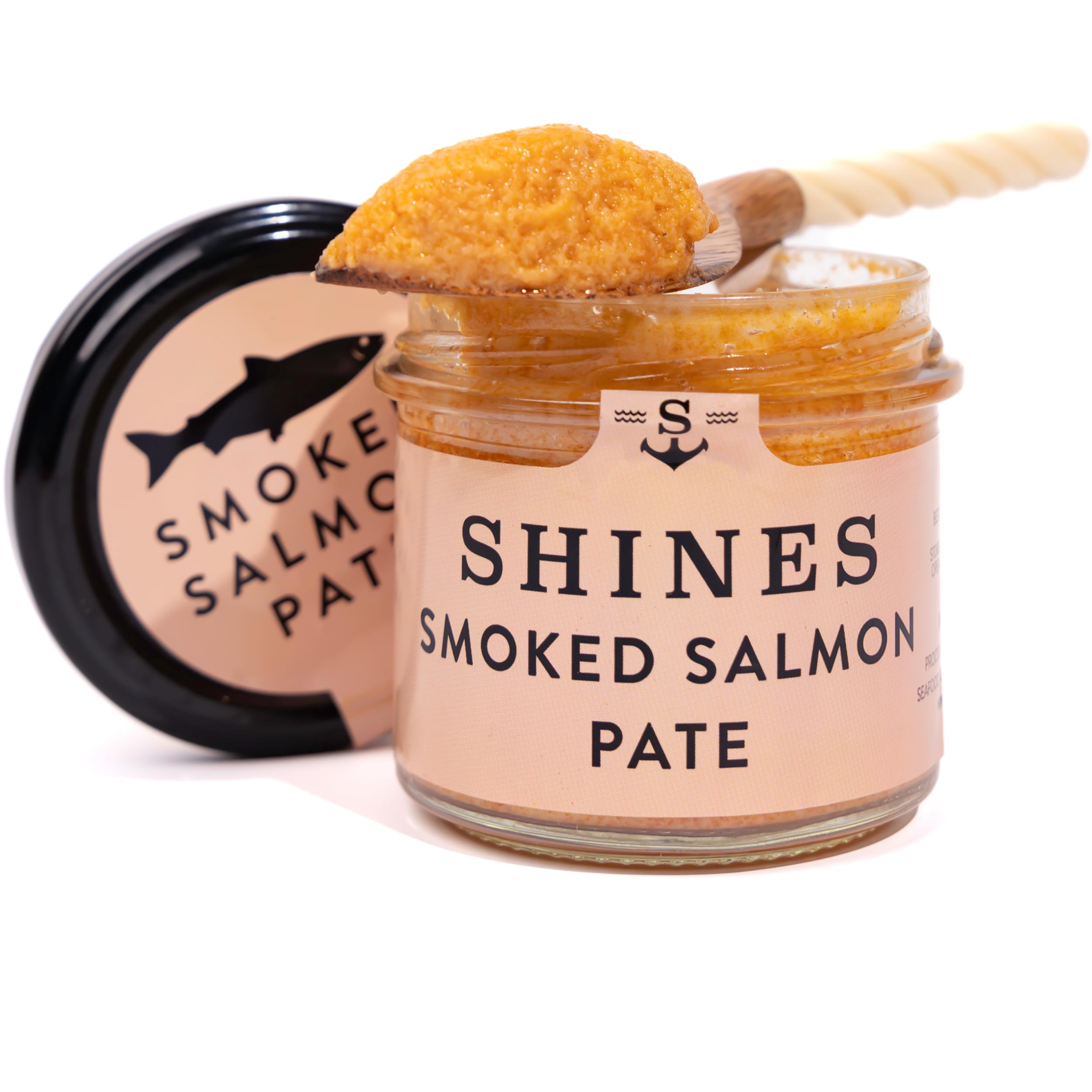Shines 2 Count Pâté Selection: Lobster & Smoked Salmon Sandwich Spreads | 110g Jars 3