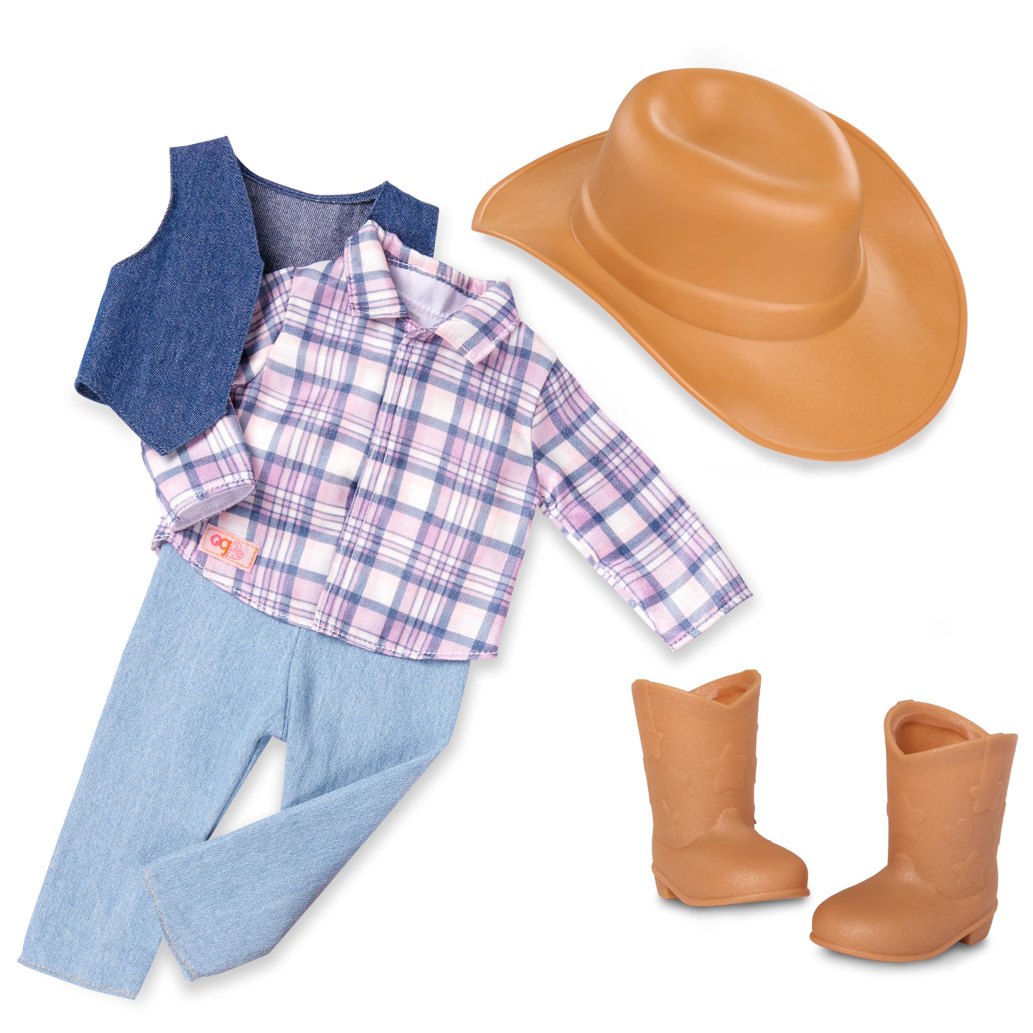 Our Generation Abigale 18-inch Cowgirl Doll - Western-Themed Equestrian Doll with Lifelike Hazel Eyes, Blonde Hair & Riding Outfit, Ages 3+ 7