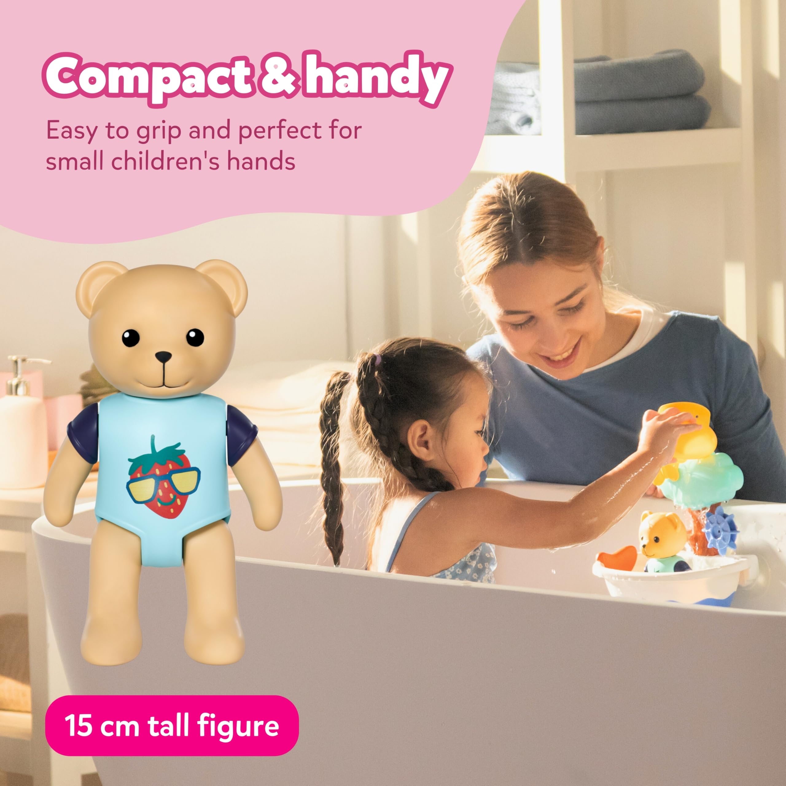 BABY born Splish Splash Tub with Teddy - Interactive Bath Toy for Ages 1+ 4