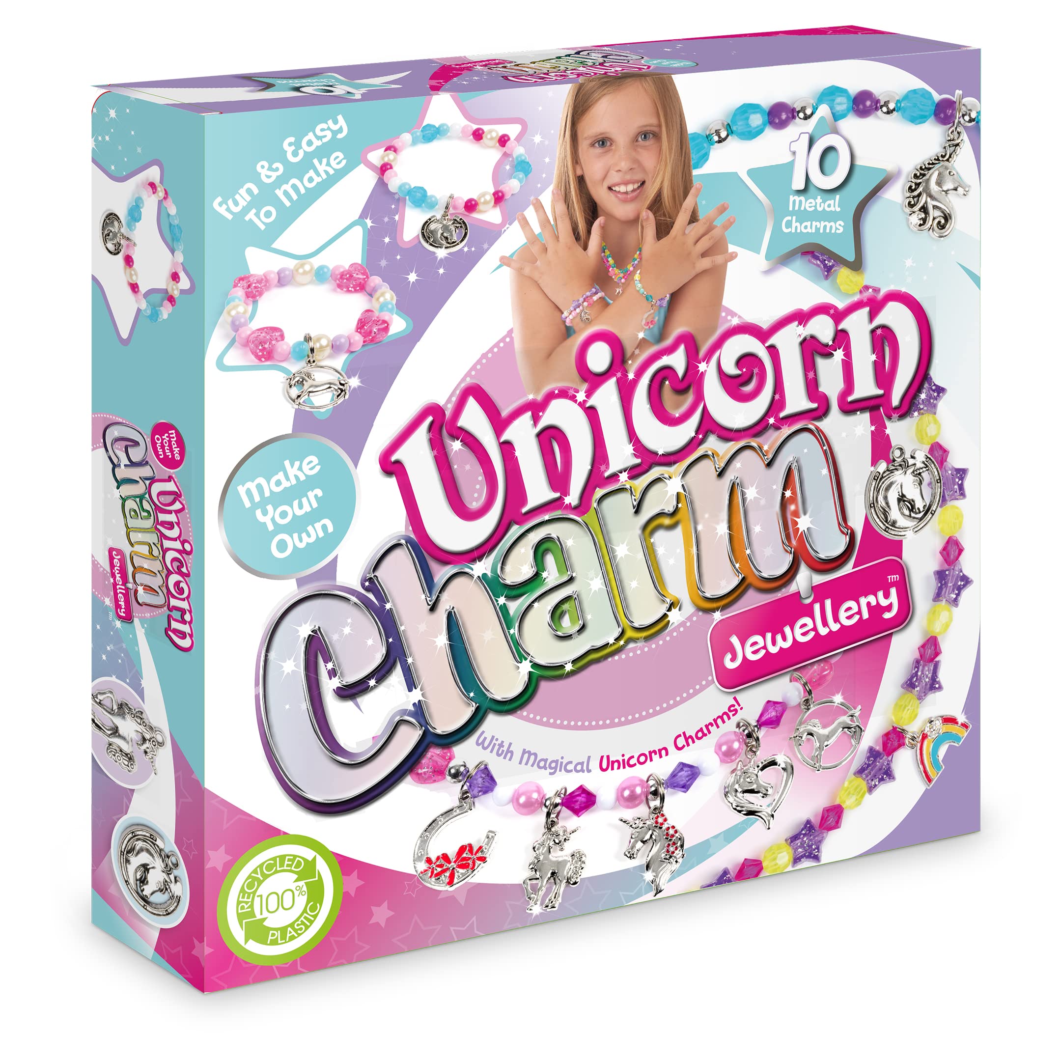 Craftbox CB806 Juego de bisutería de unicornio, mixto. 3