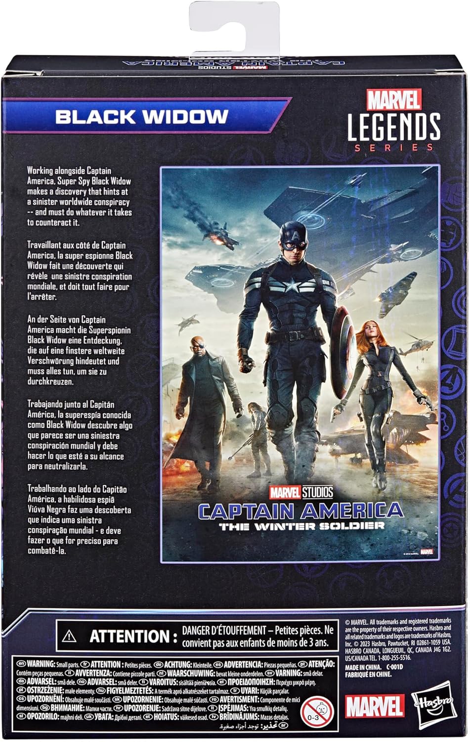 Hasbro Marvel Legends Series Black Widow 6-Inch Action Figure - Collectible Figure for Ages 4+ 3