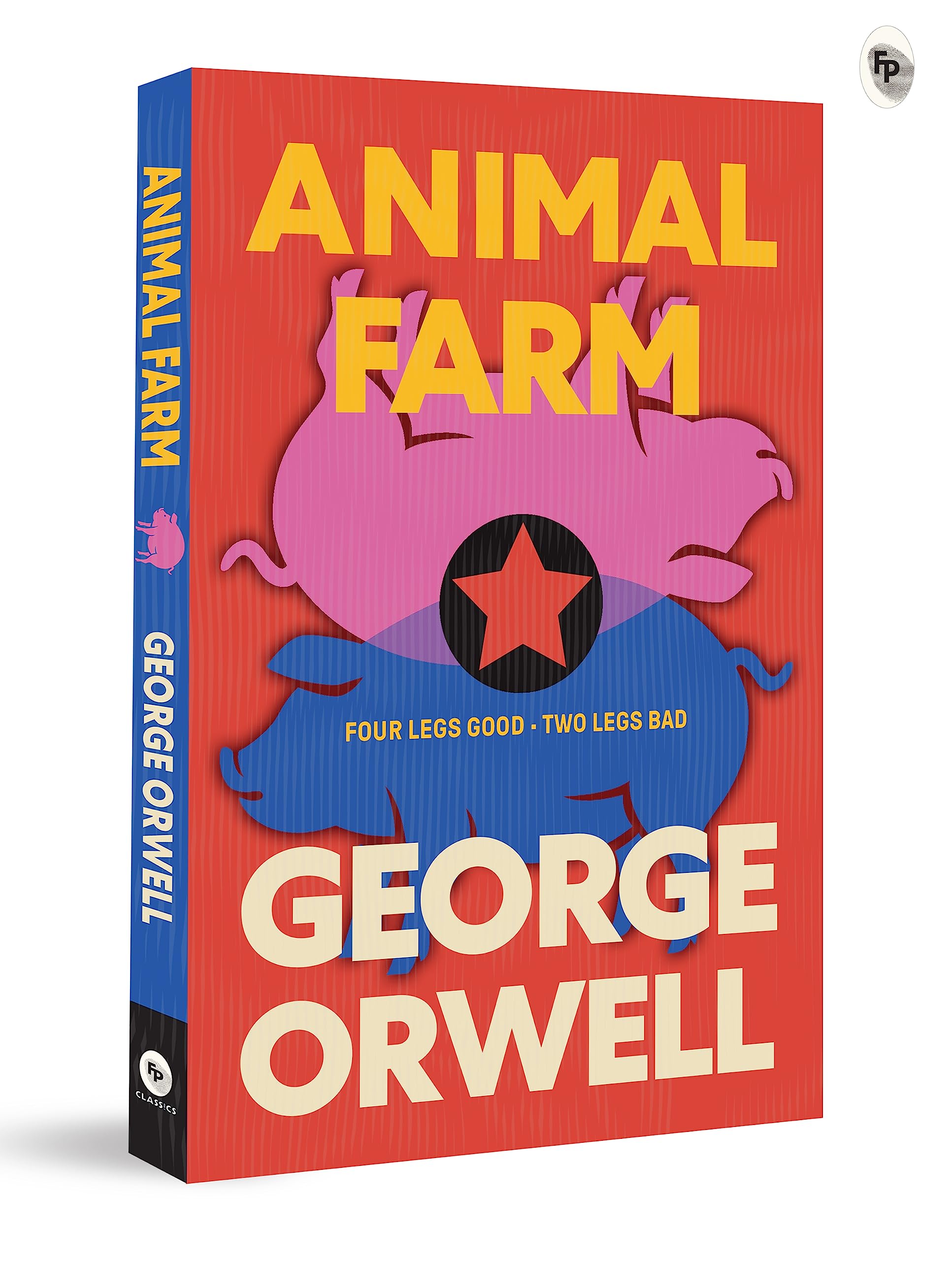 FINGERPRINT with FP logo Orwell G - Animal Farm & 1984 Dystopian Classics Collection | Paperback | English 3