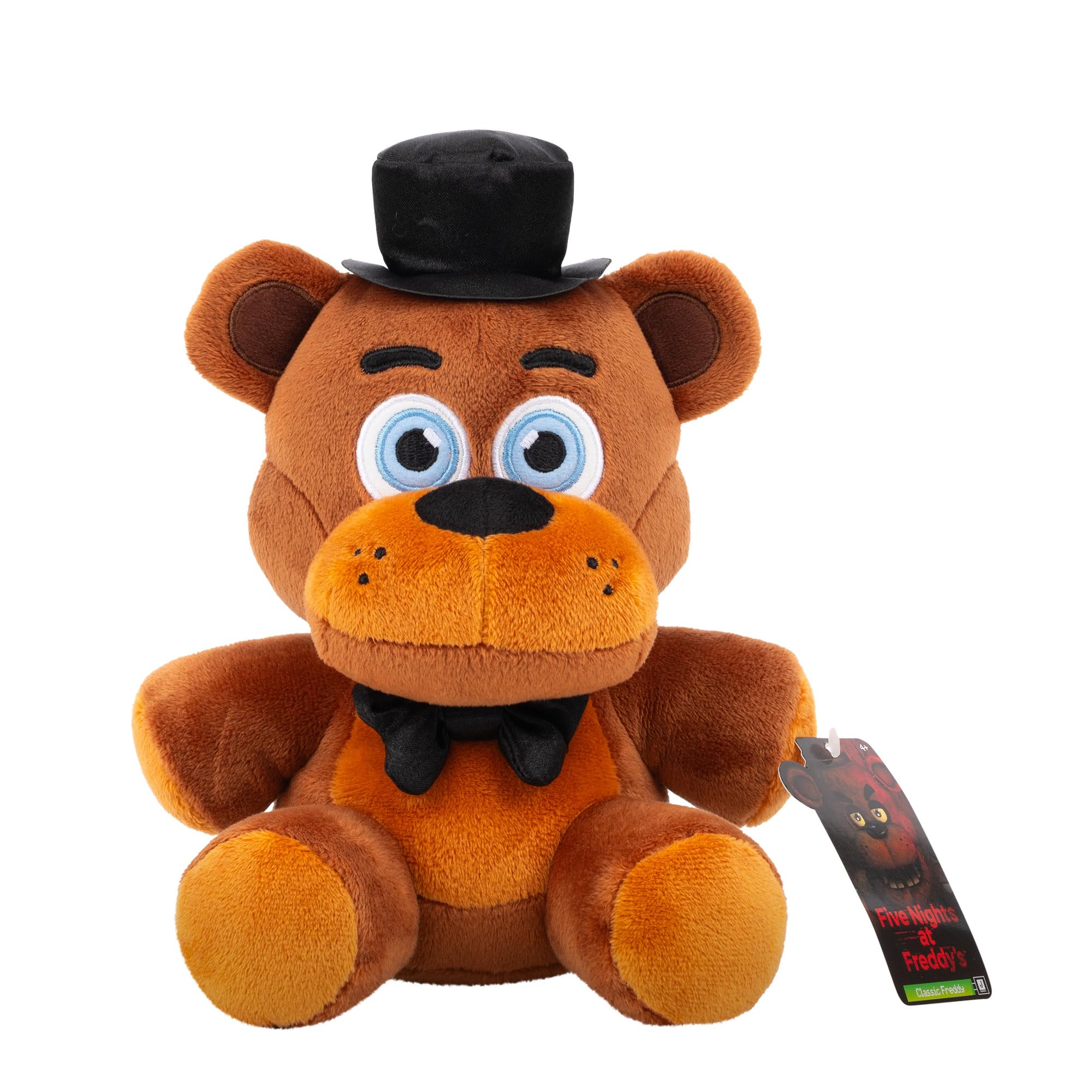 Five Nights at Freddy's Classic Freddy Plush - 8-Inch Glow-in-the-Dark Eyes Plush Toy 5