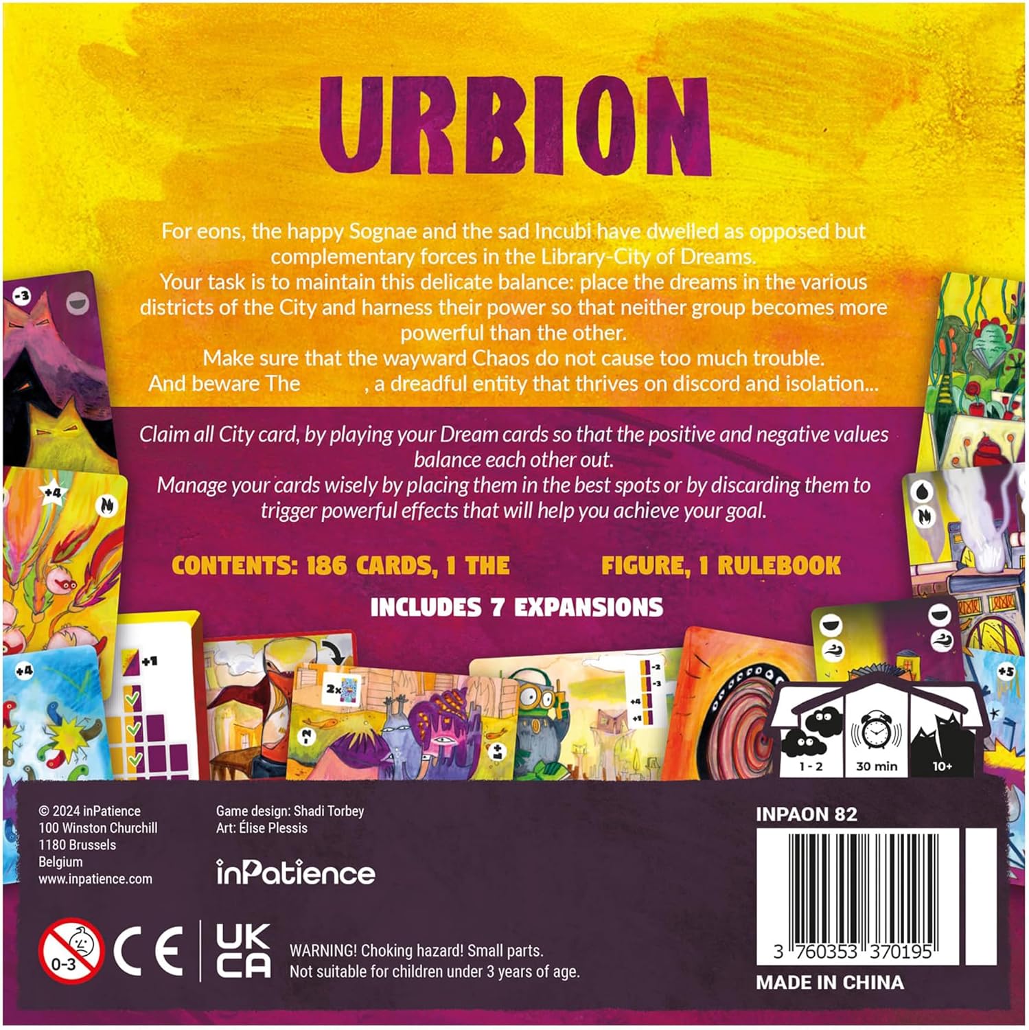 inPatience Urbion Cooperative Card Game (2nd Edition) 2