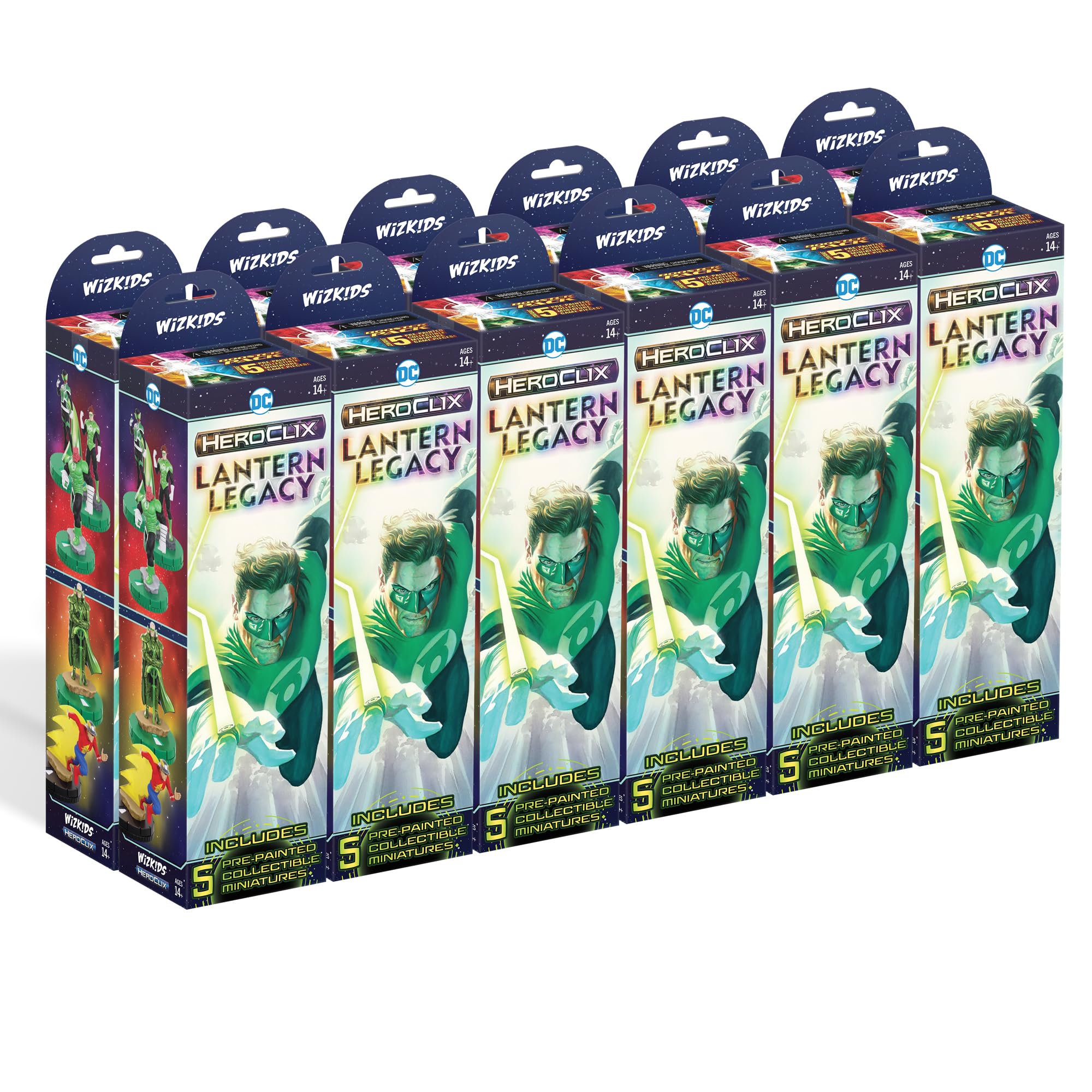 WizKids DC HeroClix: Lantern Legacy - 12 Booster Brick | Ages 15+