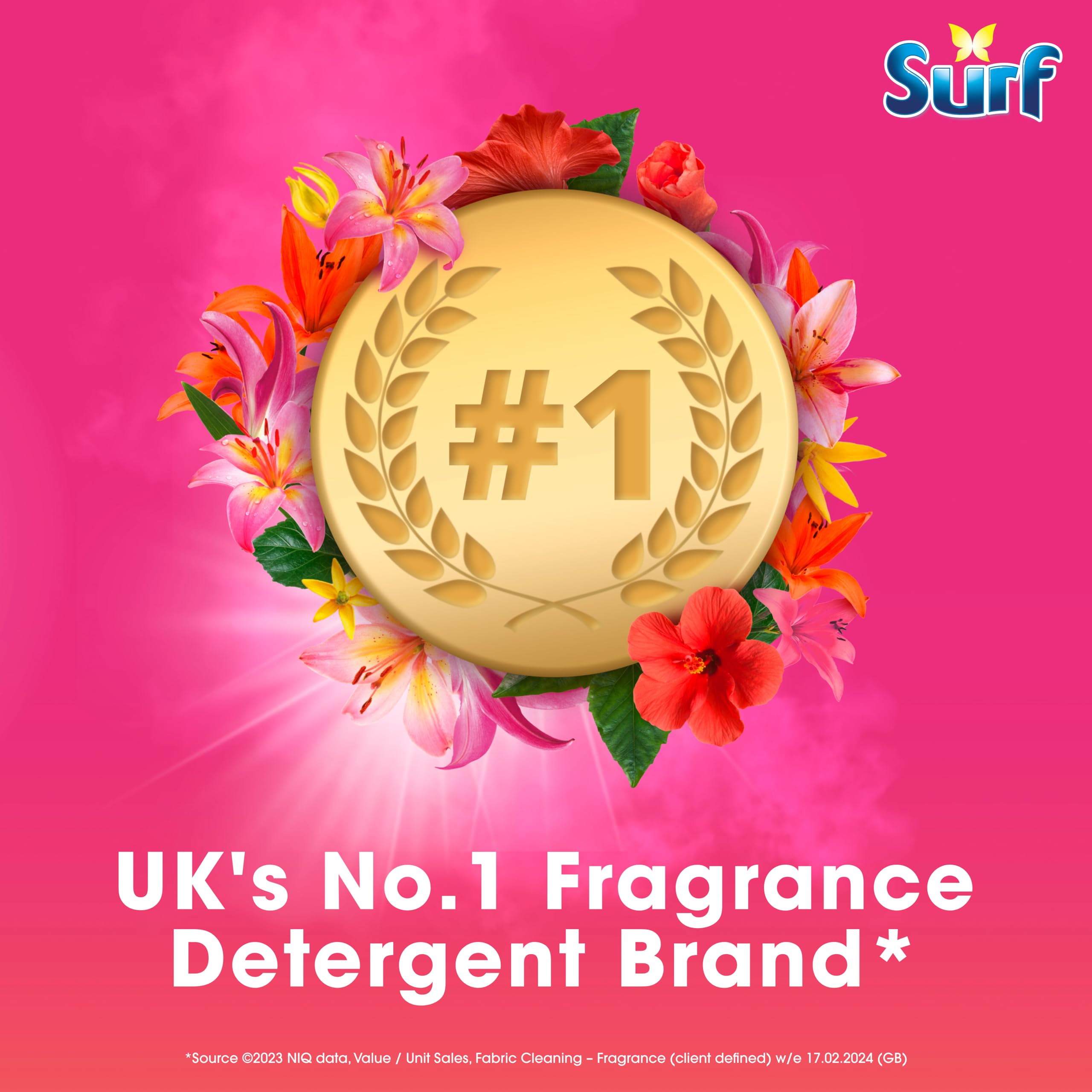 Surf Tropical Lily Washing Powder (1.15 kg) - Bio Laundry Detergent with Long-Lasting Fragrance 5