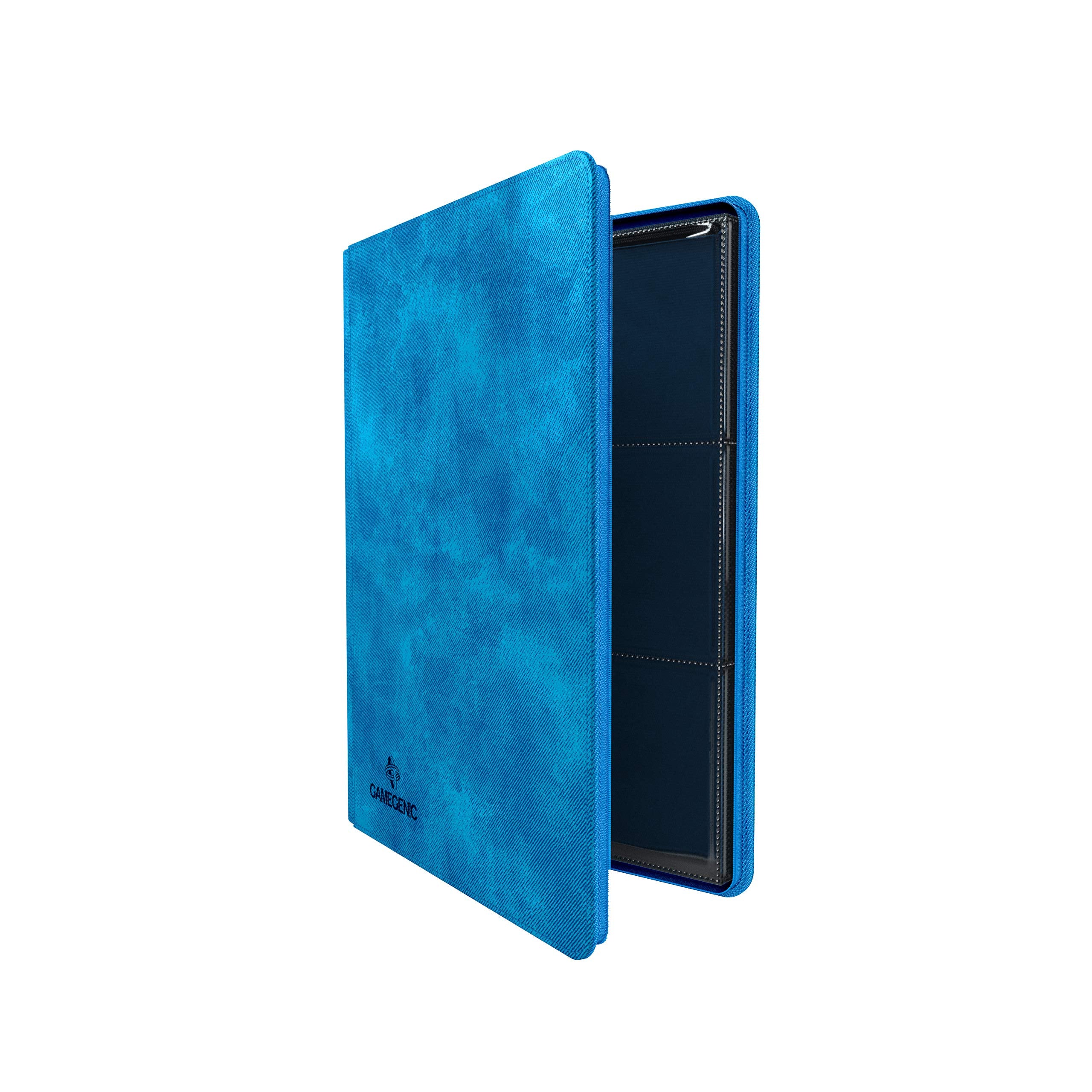 Gamegenic Zip-Up Album 18-Pocket - Holds 360 Double-Sleeved Cards, Blue 6