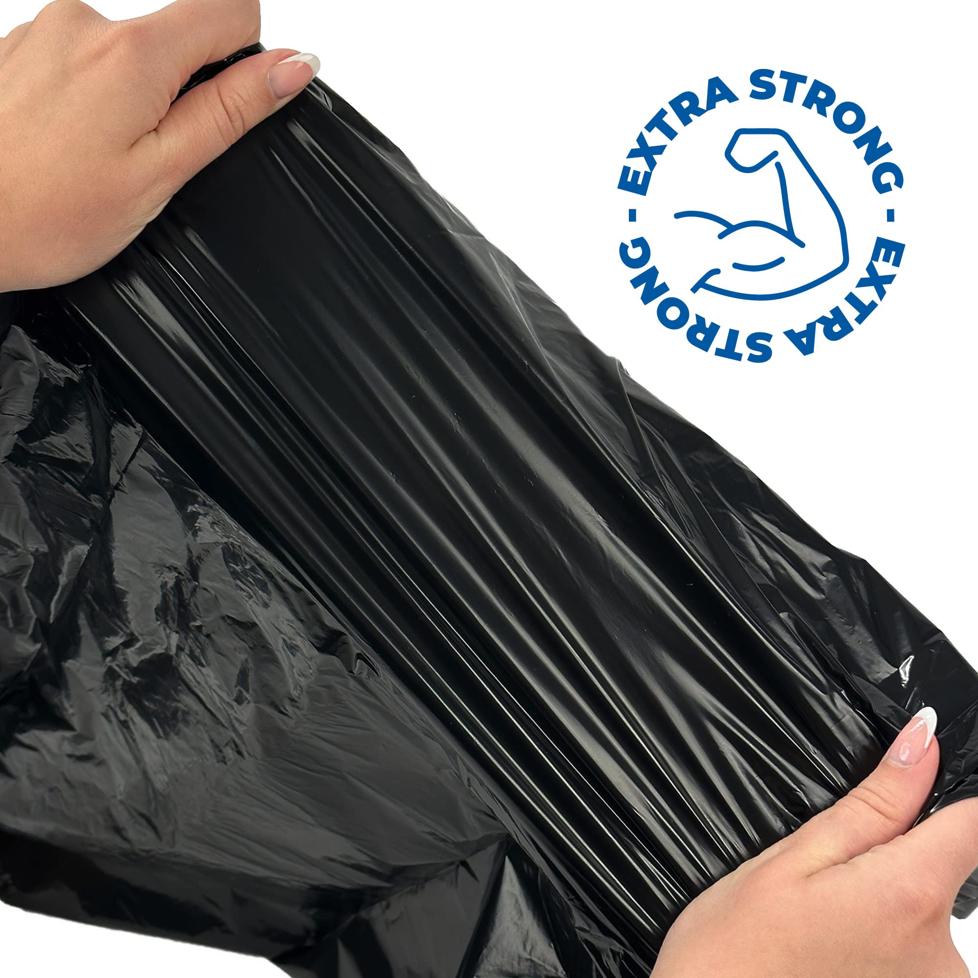 Addis 518023 Kitchen Waste Bin Liners - 30L Capacity | Pack of 20 | HDPE Plastic 4
