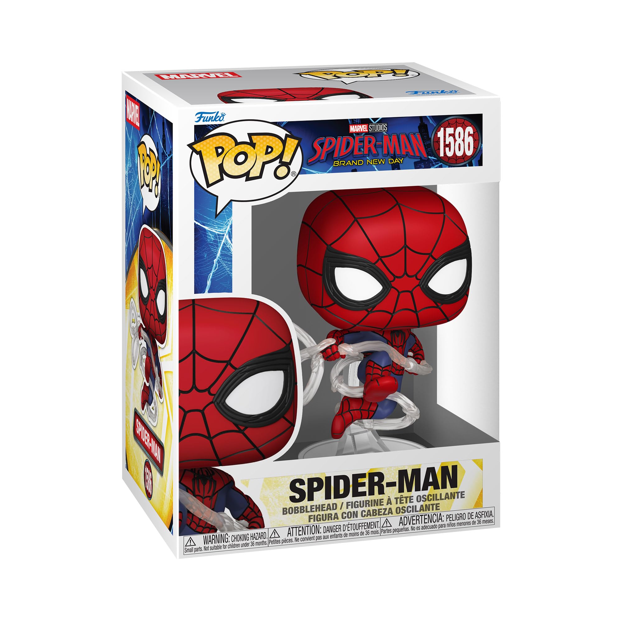 Funko POP! Marvel: Spider-Man Day - Spider-Man Chibi Vinyl Figure | 3.75 in | Multicolor