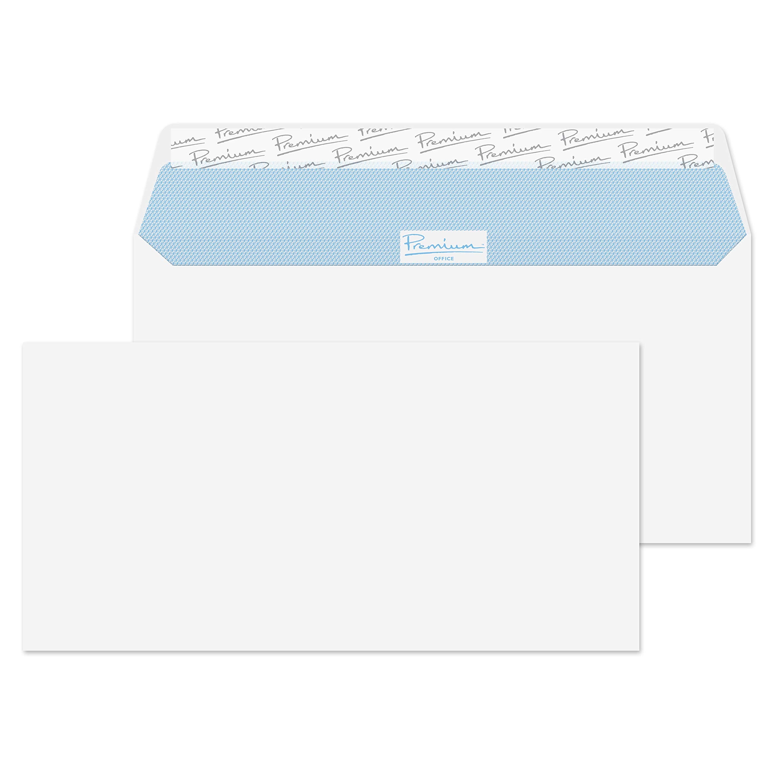 Blake Premium Office DL Wallet Envelopes 110x220mm 120gsm Peel & Seal Ultra White Wove - Pack of 50