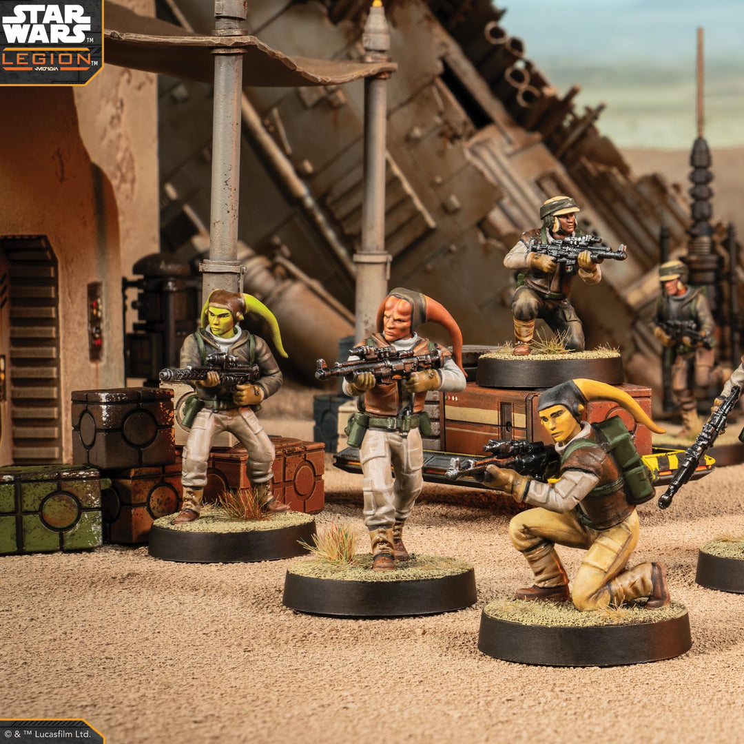 Star Wars Legion: Rebel Troopers Miniatures Set by Atomic Mass Games