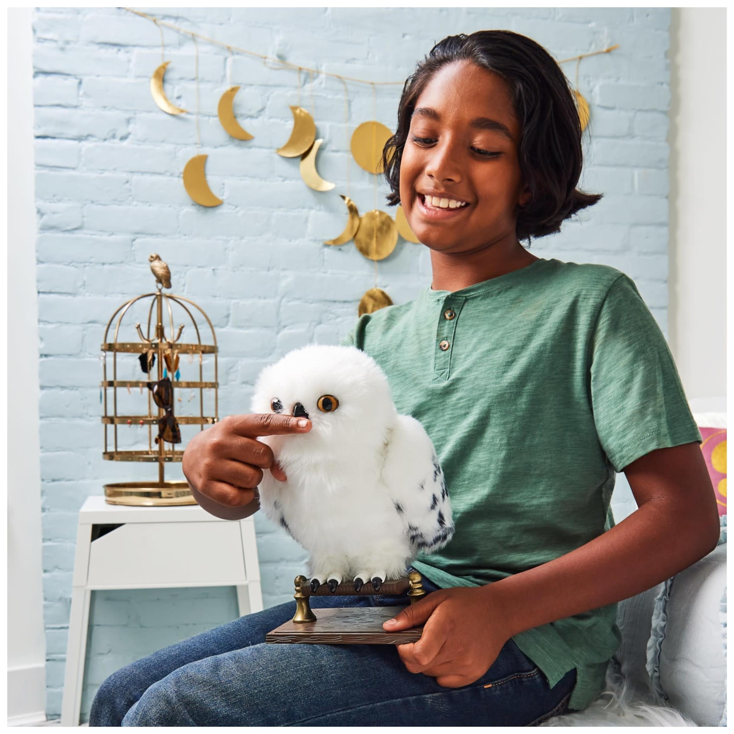 Enchanting Hedwig Interactive Harry Potter Owl - 9-inch Plush with Sounds & Movements 7