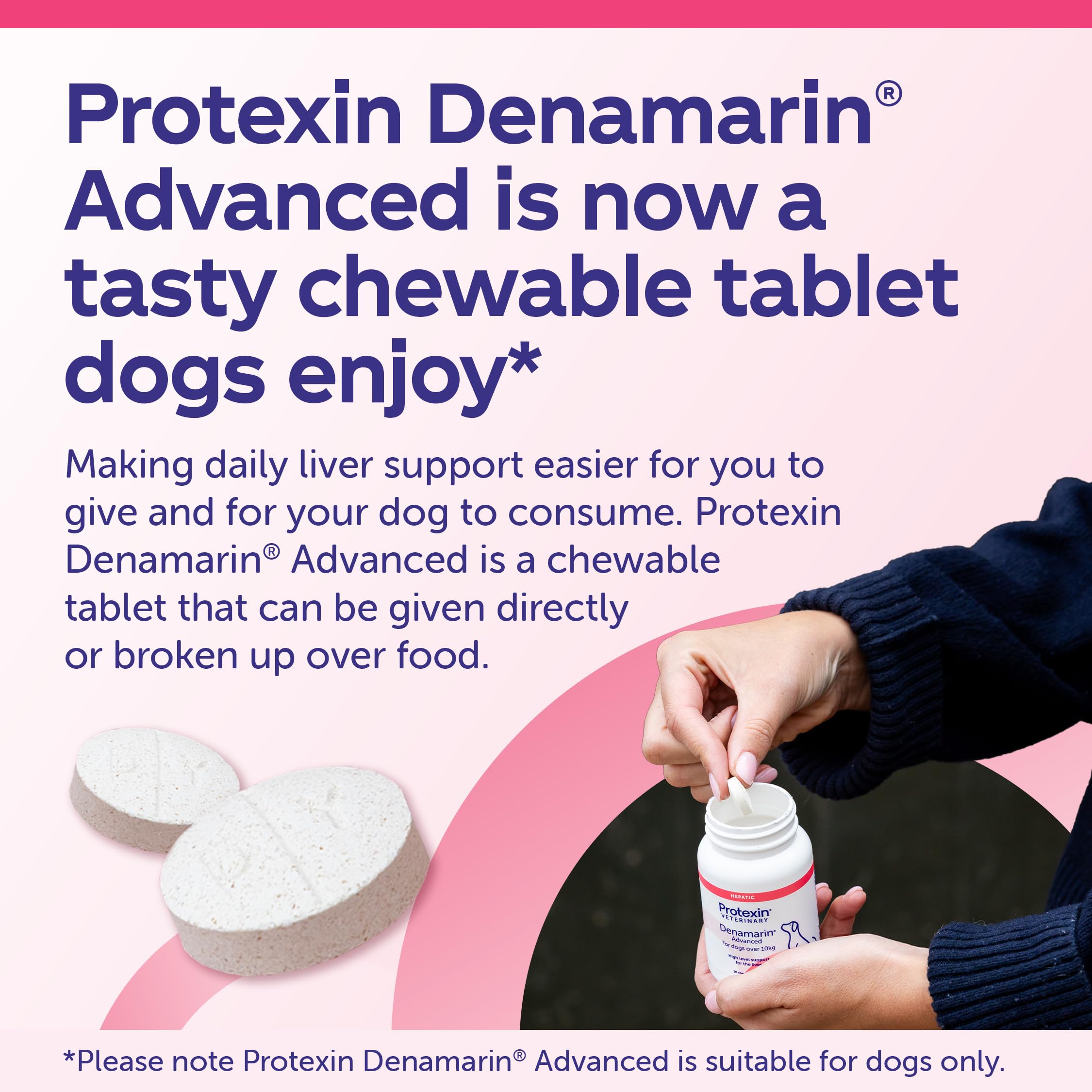 Protexin Denamarin Advanced for Dogs over 10kg - Supports Normal Liver Function with SAMe & Silybin | 30 Tablets 3
