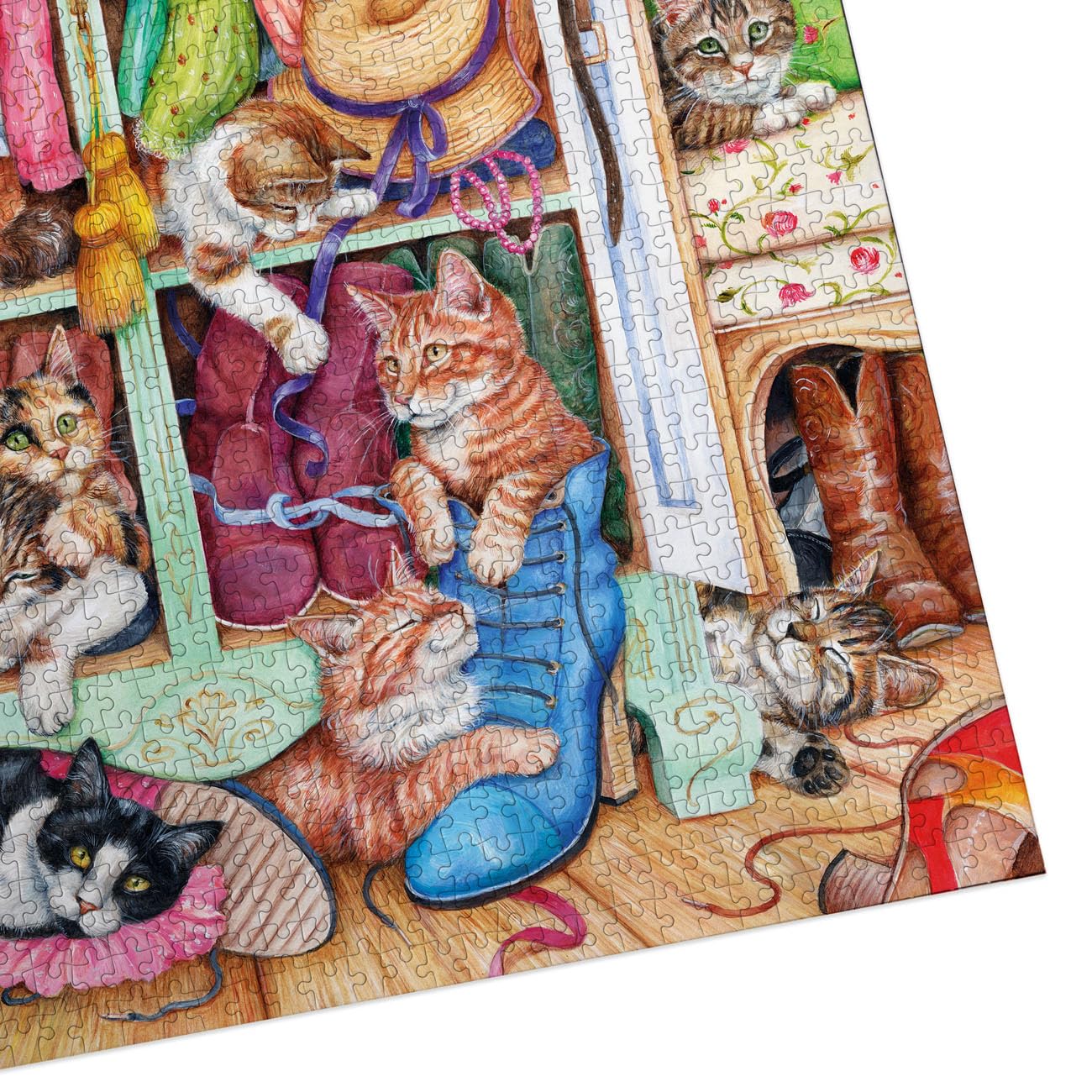Gibsons Puss in Boots 1000 Piece Jigsaw Puzzle for Adults by Debbie Cook | 68 x 49 cm 8