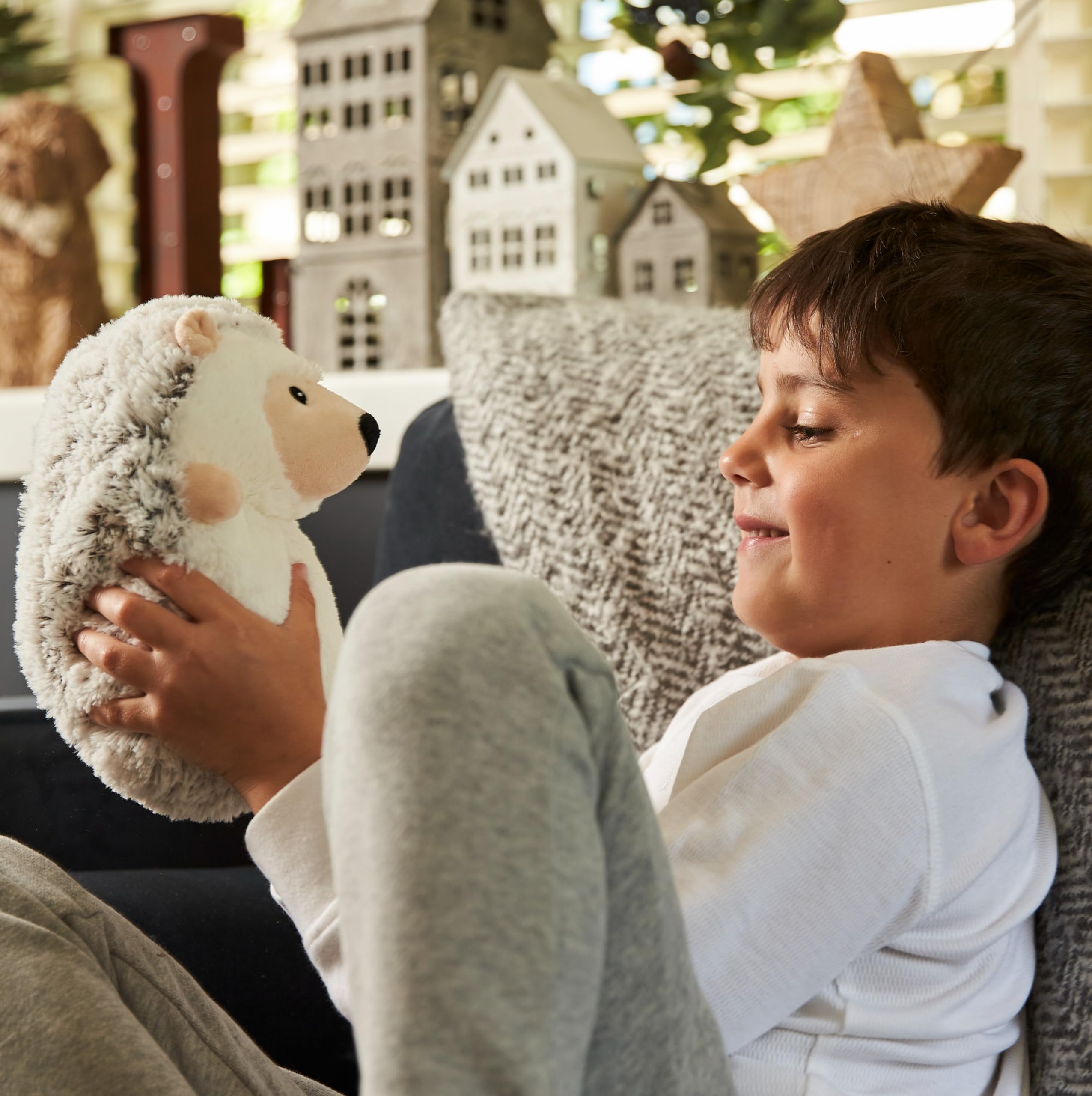 Warmies Plush Hedgehog - Microwavable Weighted Lavender Scented Stuffed Animal for Warmth & Relaxation 5