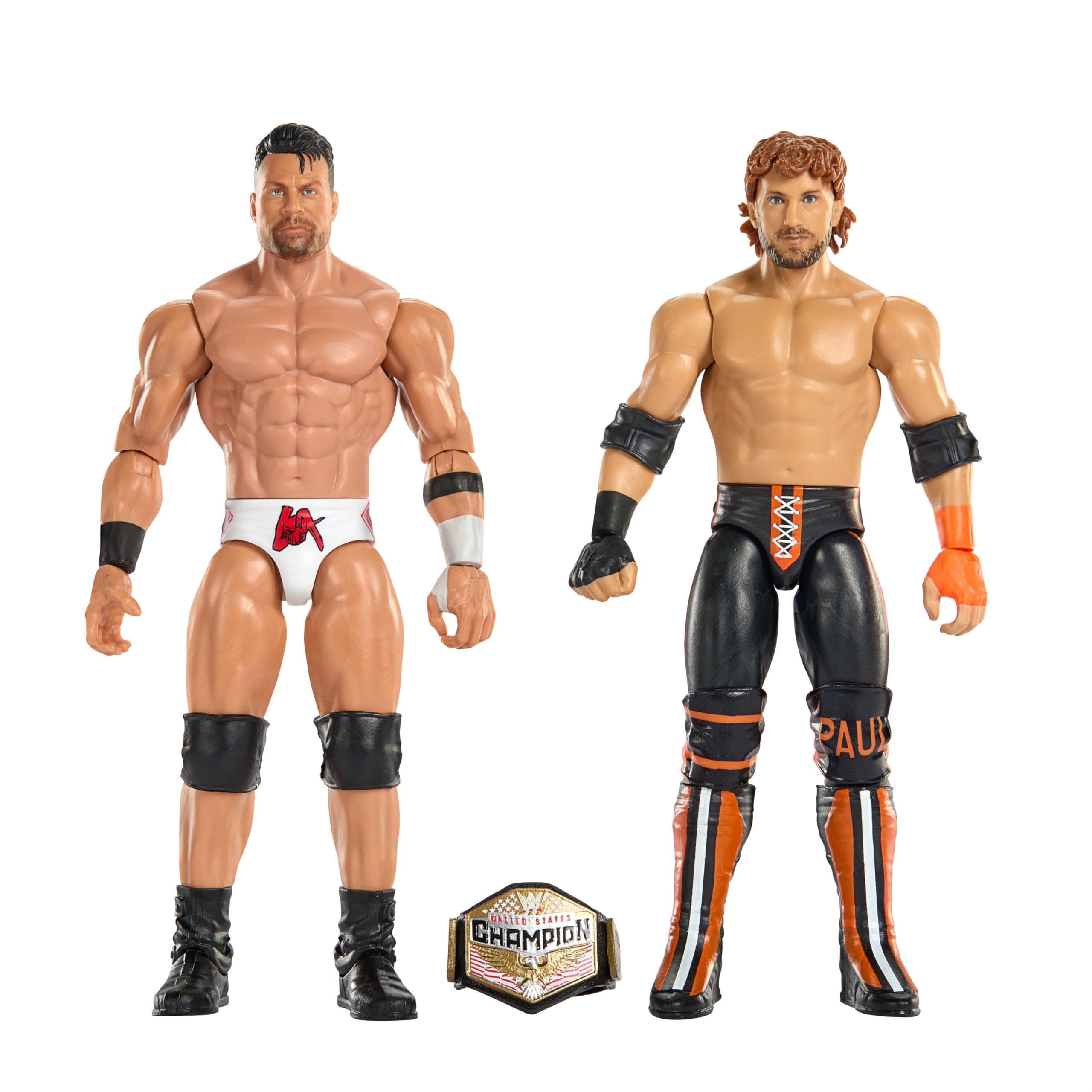 Mattel WWE Main Event Showdown 2-Pack Action Figures - LA Knight vs Logan Paul | 6-Inch Figures | Ages 6+