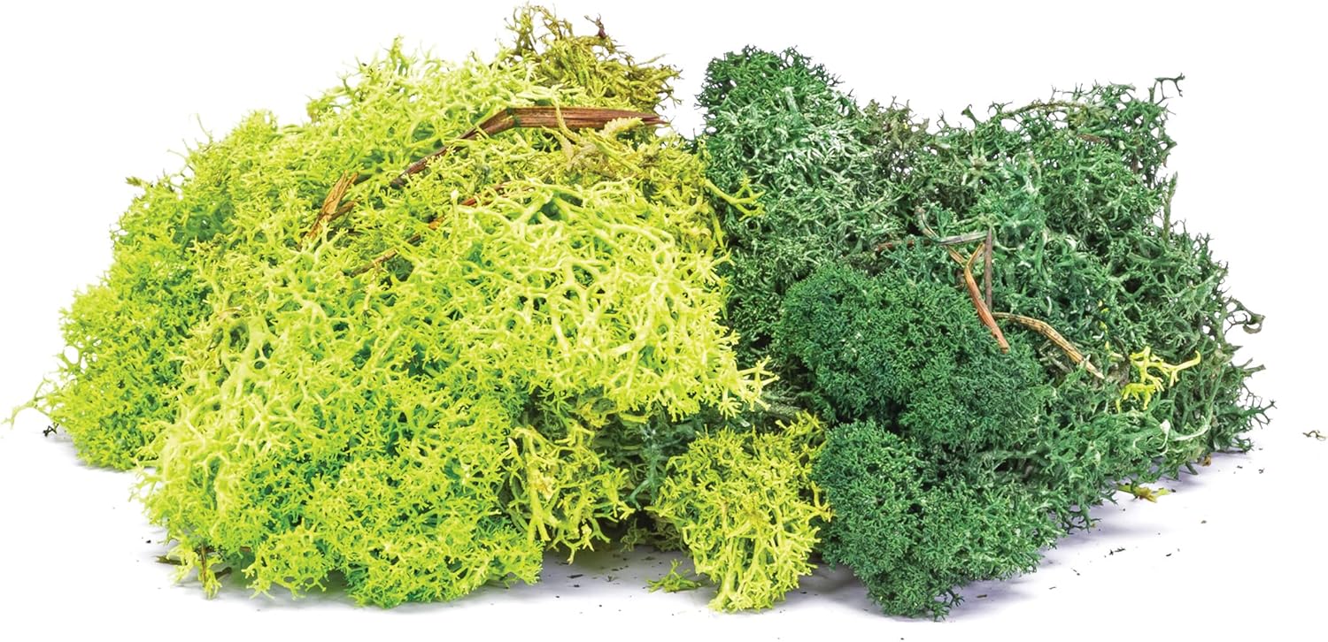 Hornby R7194 Lichen - Green Mix Scenic Material for Model Railway Layouts