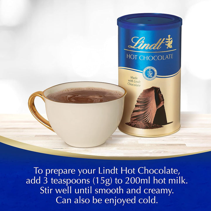 Lindt Hot Chocolate 300g - Made with Real Lindt Chocolate, Vegan-Friendly Recipe