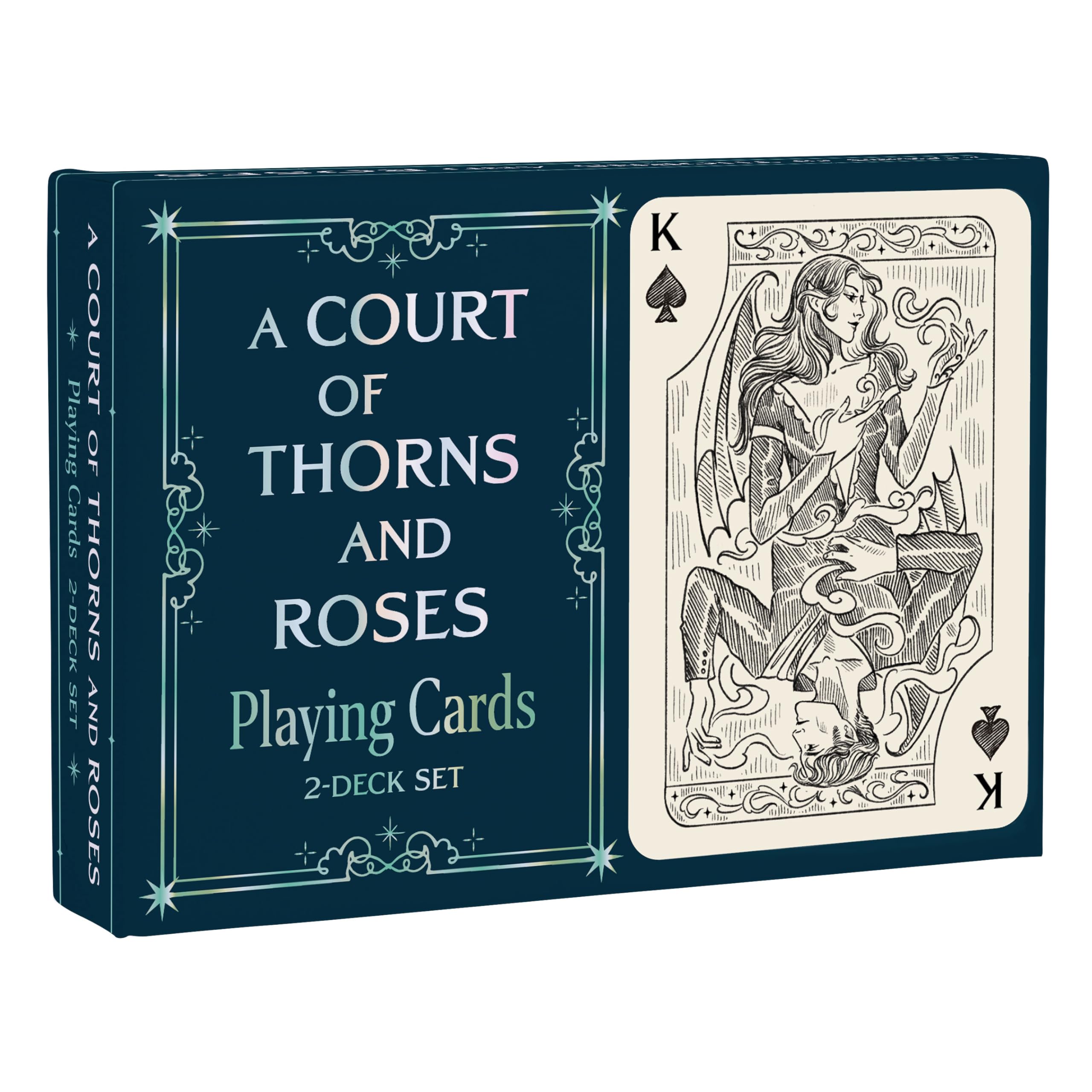 Chronicle Books A Court of Thorns and Roses Official Playing Card Set | 2 Decks | Night Court Illustrations 1