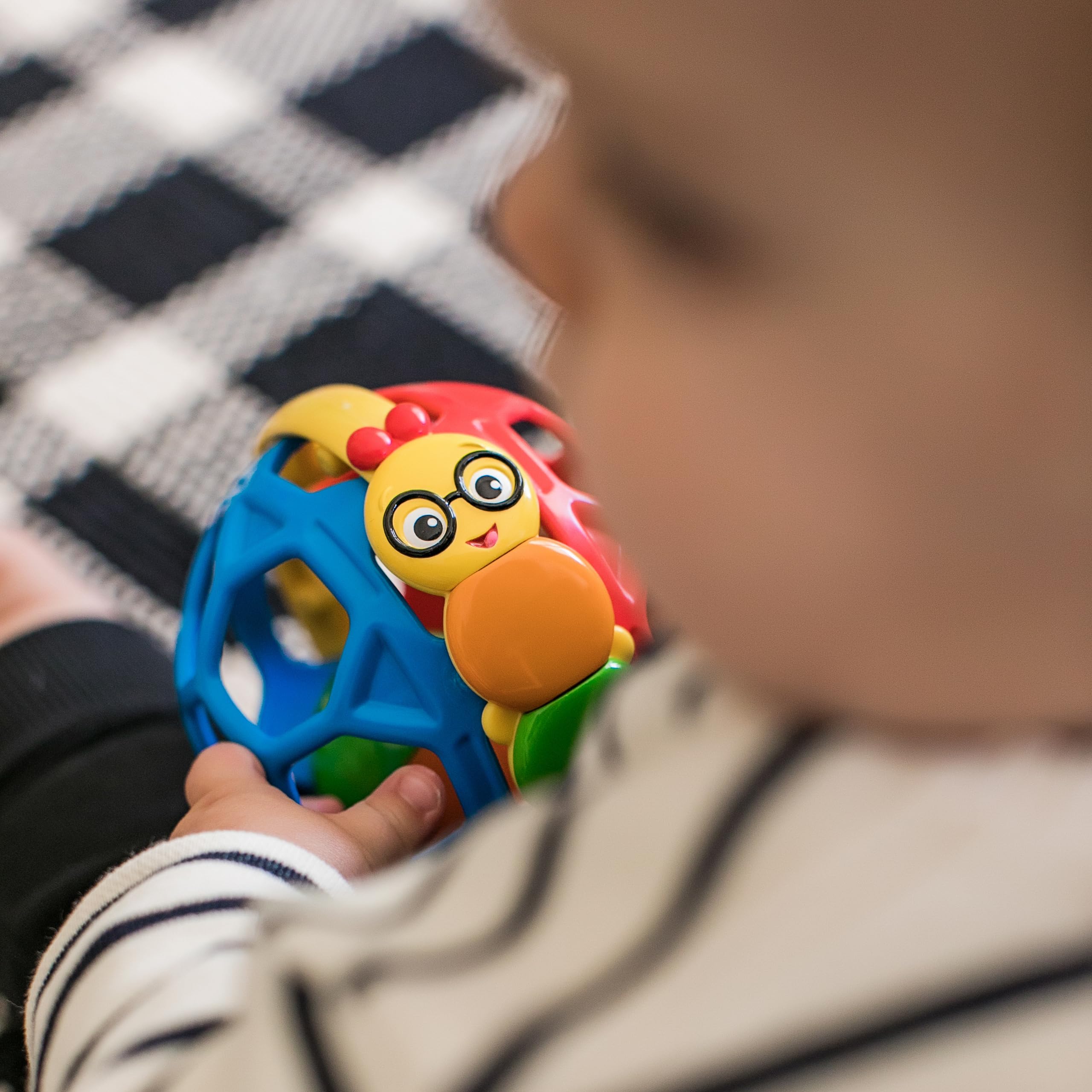 Baby Einstein Bendy Ball Rattle - Soft Flexible Grasp Toy | Ages 3 Months+ | BPA-free 6