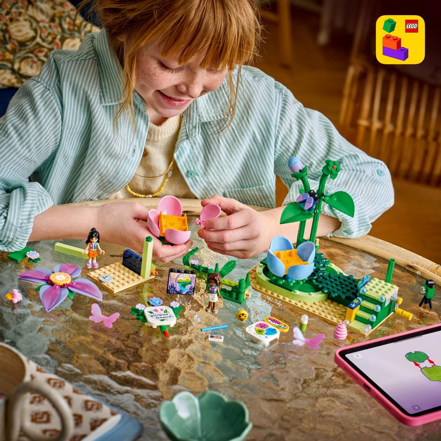 LEGO Friends Spinning Flower & Fairy Teacup Ride Building Set | Ages 7+ | Model 42702 4