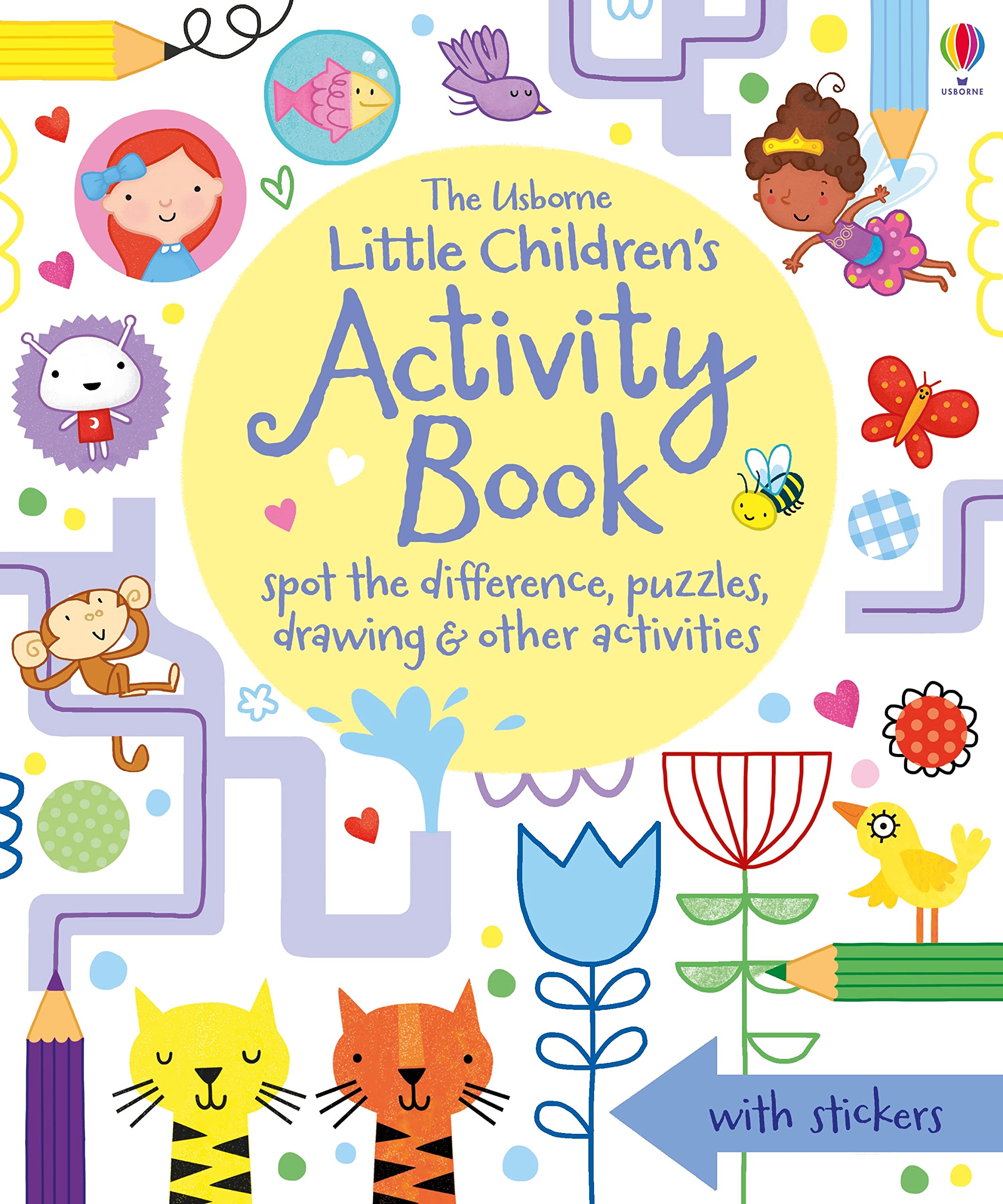Usborne Little Children's Activity Book - Spot the Difference, Puzzles & Drawing | Paperback 1