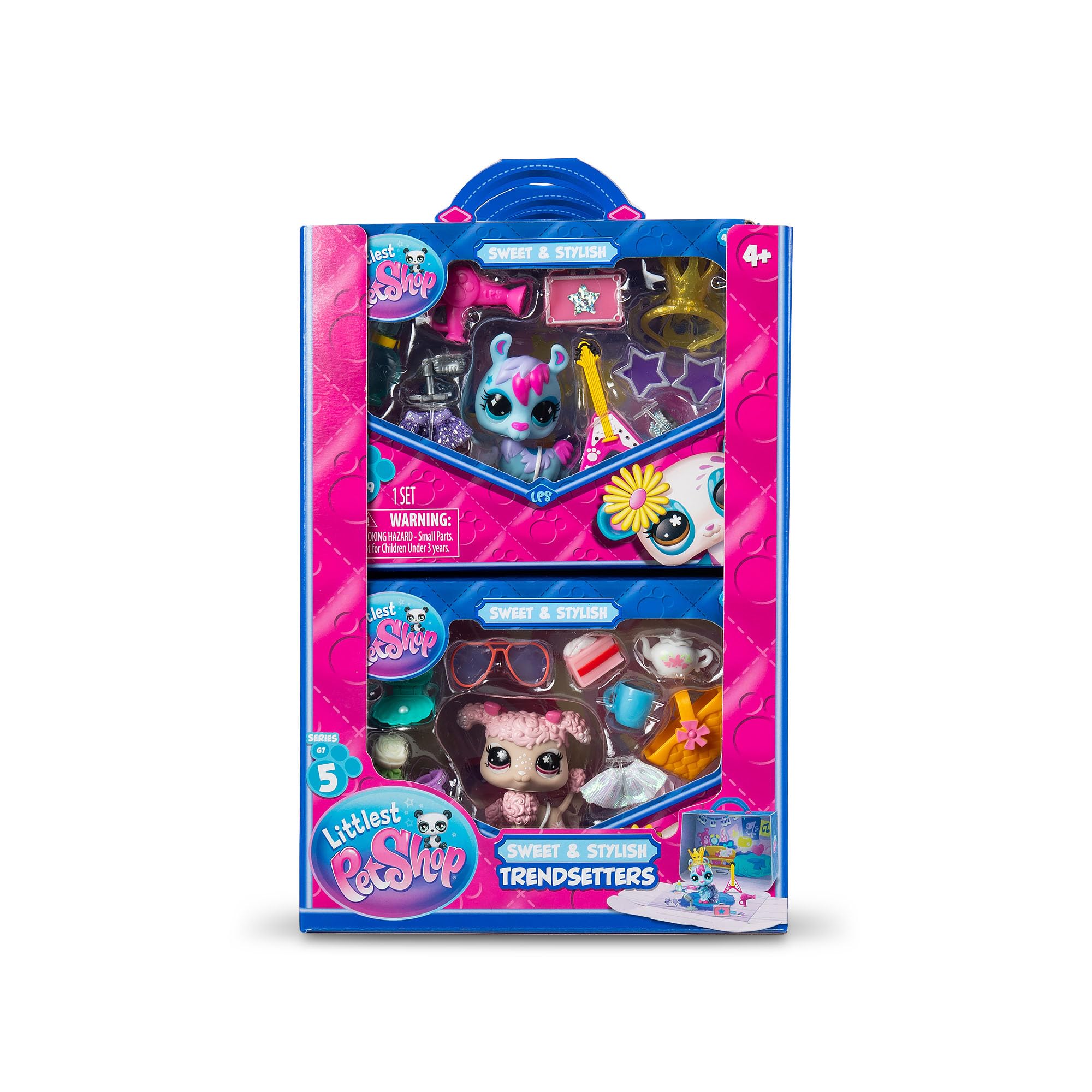 Littlest Pet Shop Glam Llama - Series 5 Bobblehead Pet with 9 Accessories | Ages 4+ 7
