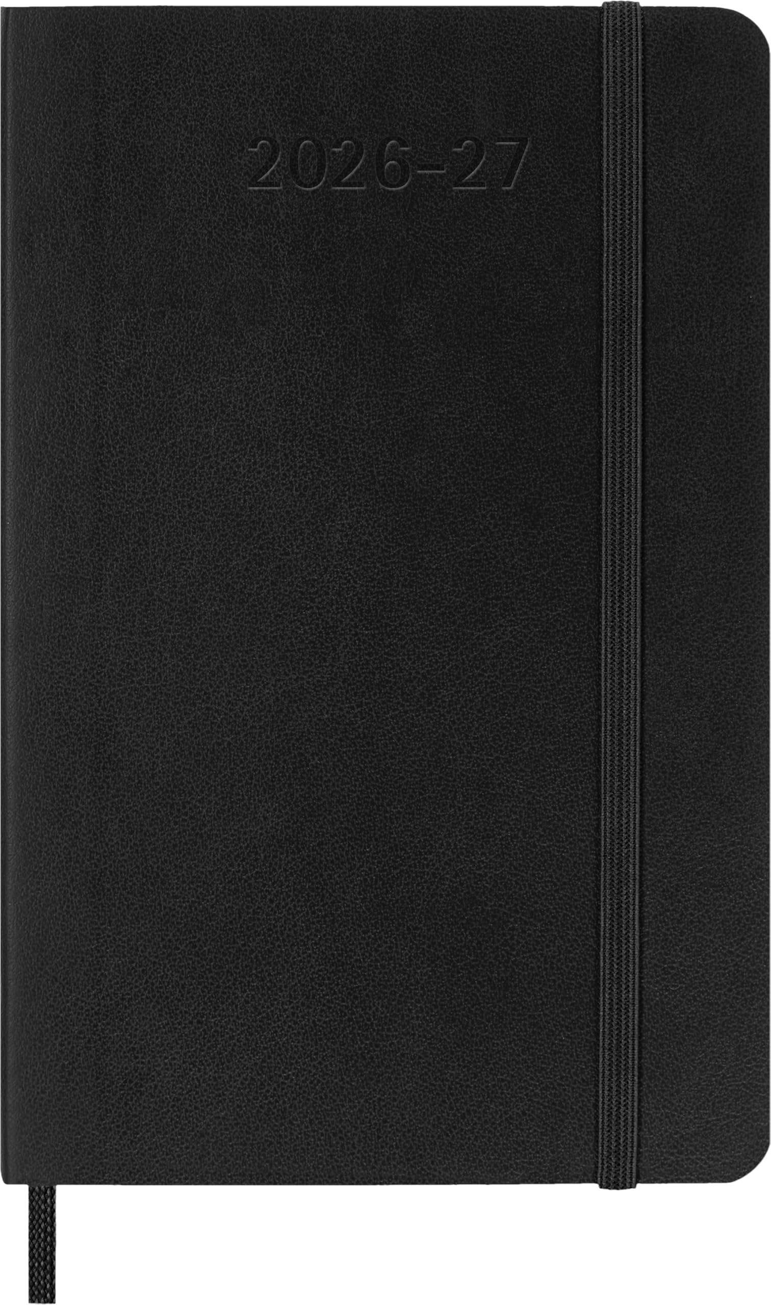 Moleskine Weekly Planner 2026-2027 18-Month Organizer | Pocket Size 9x14cm | Black | Flexibound