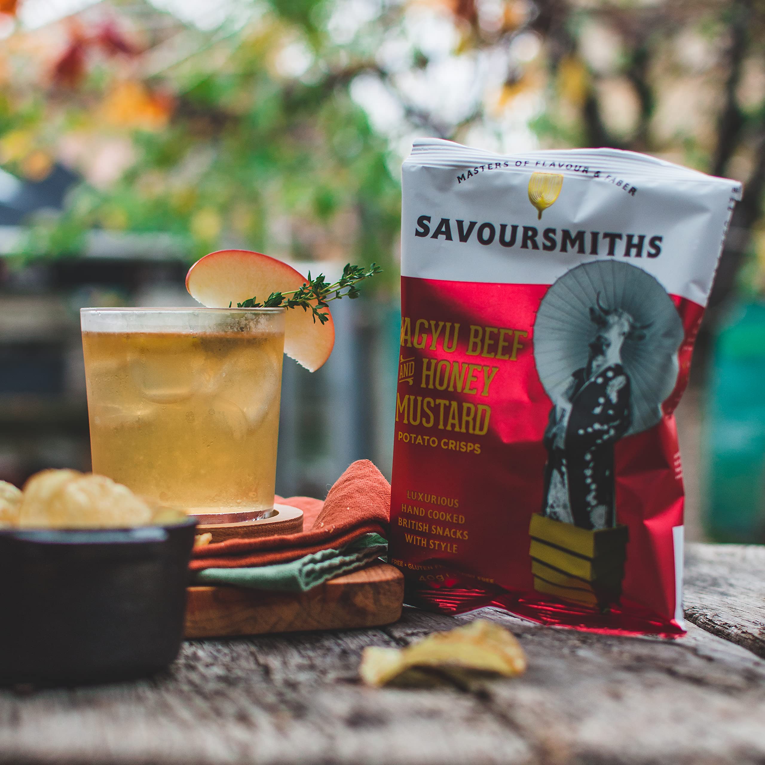 SAVOURSMITHS Wagyu Beef with Honey Mustard Hand-Cooked Potato Crisps 40g 11