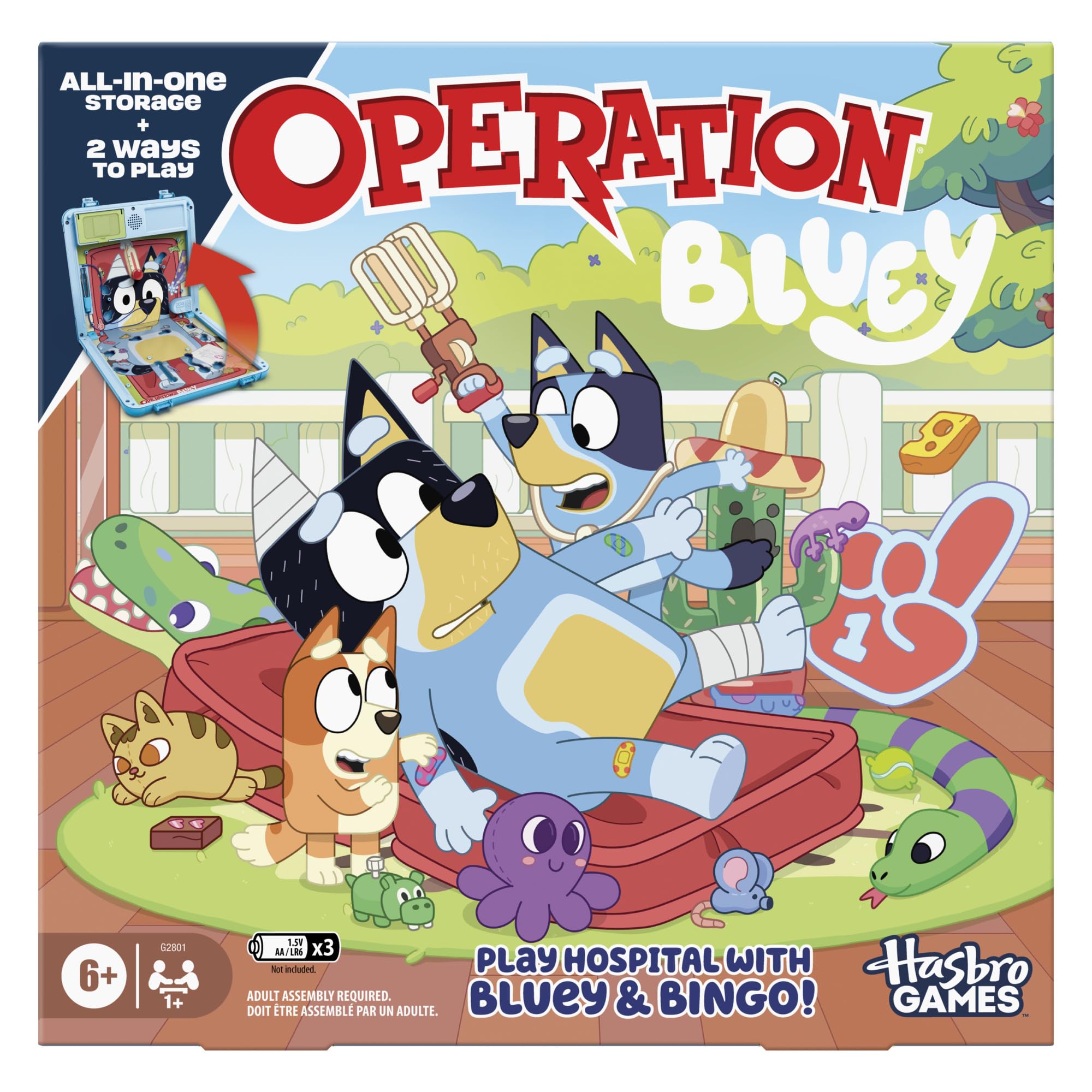 Hasbro Gaming Operation Bluey Edition Board Game for Children | Ages 6+ | 1+ Players