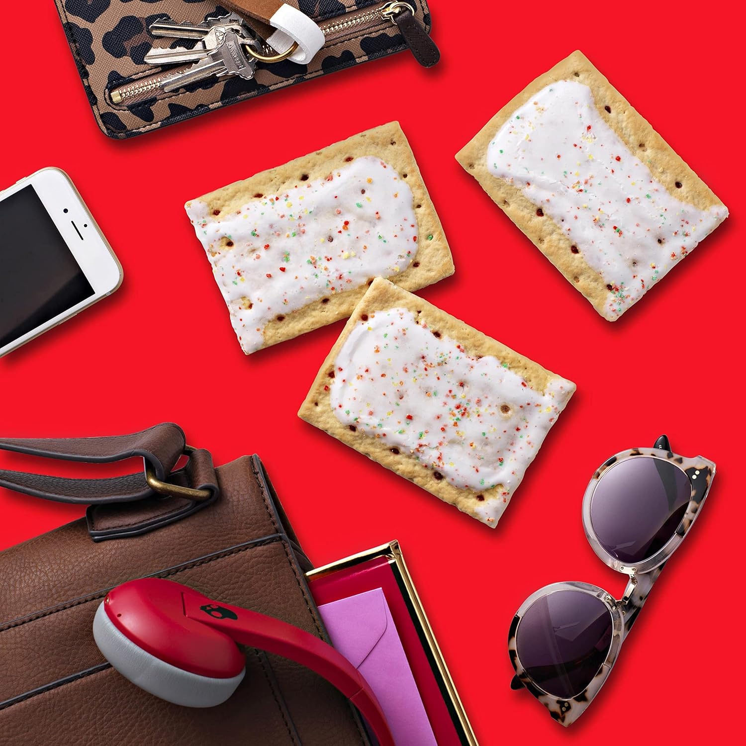 Kellogg's Pop-Tarts Frosted Strawberry Sensation Toaster Pastries Box, 8 x 48g 7