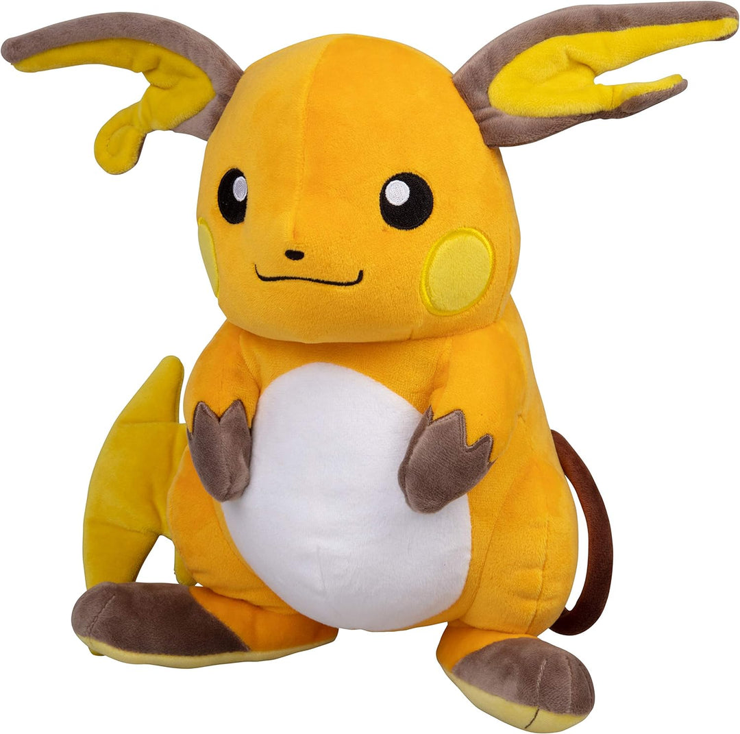 Pokémon Plush - Raichu 30 cm - Soft & Cuddly Stuffed Animal for Kids 0-12 Years