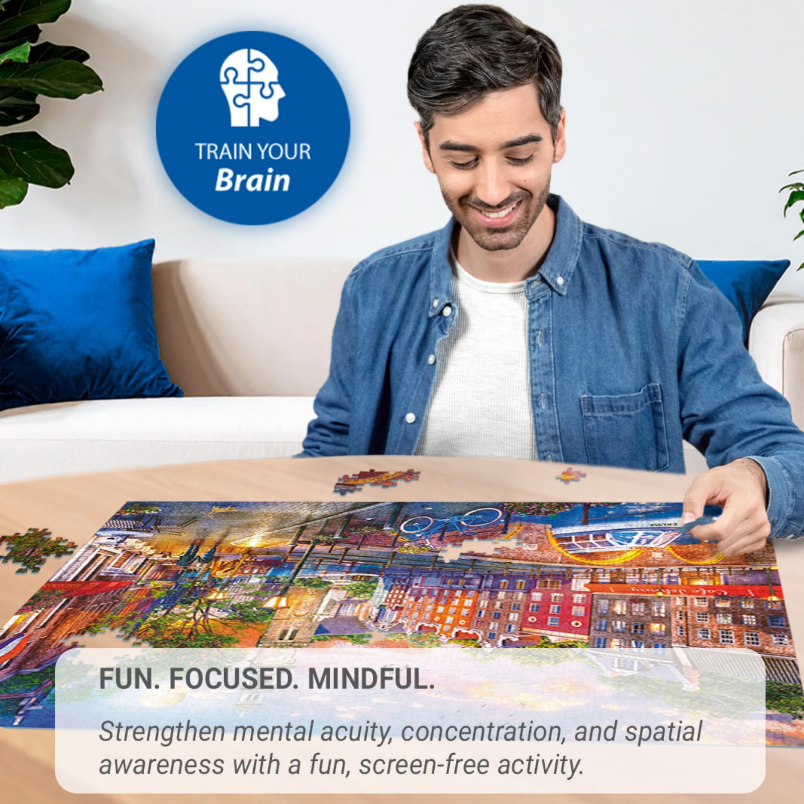 Ravensburger Historic Amsterdam Jigsaw Puzzle - 1000 Pieces | Adult Puzzle | FSC Certified 3