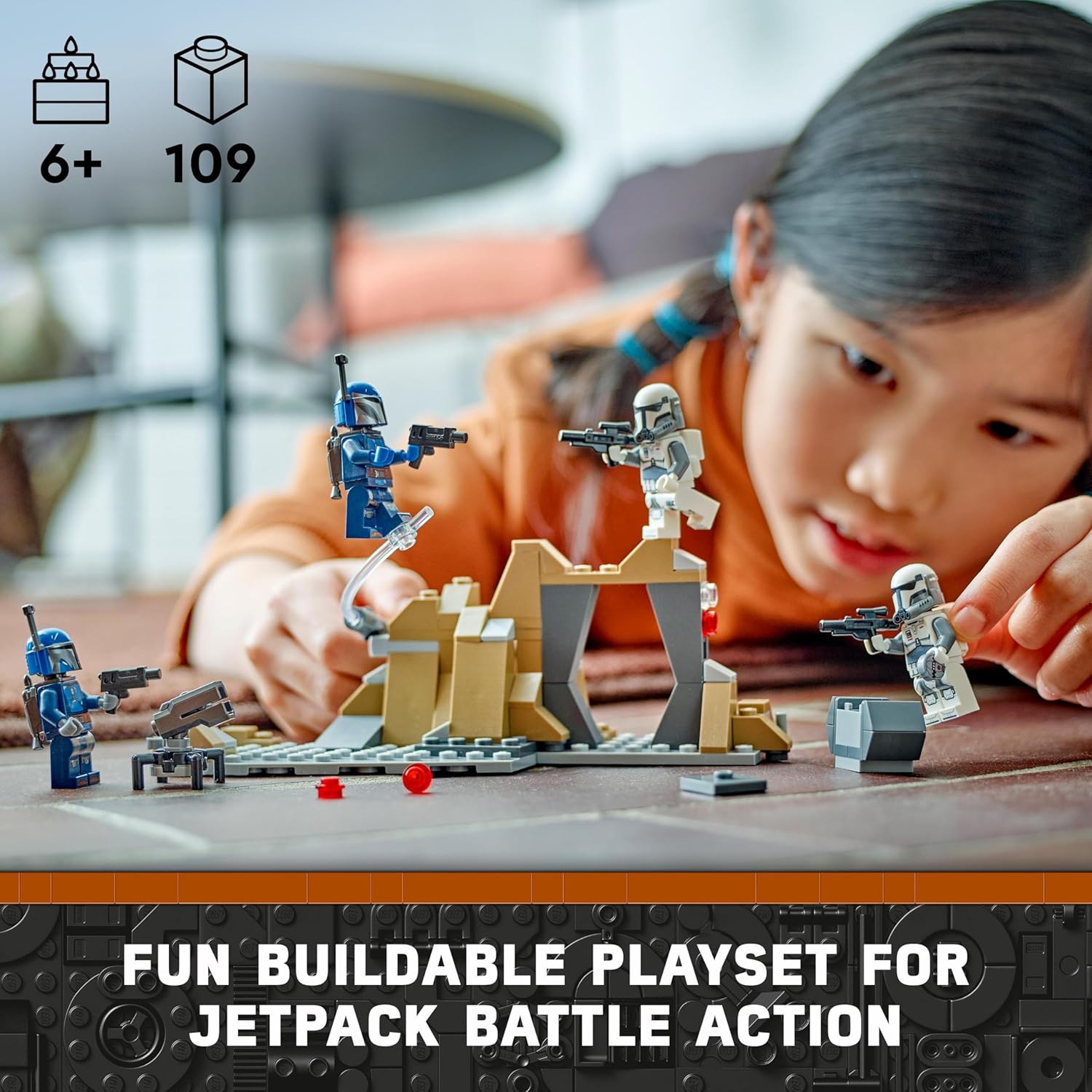 LEGO Star Wars: The Mandalorian Ambush on Mandalore Battle Pack - Building Toy Set for Kids 6+ 5