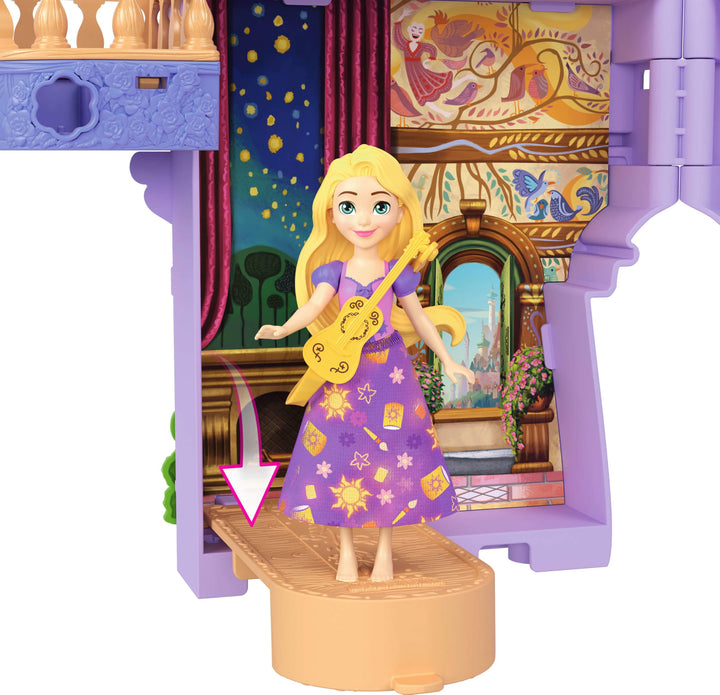Mattel Disney Princess Rapunzel Storytime Stackers Doll House Playset - Tower with Doll, Pascal Figure & 7 Accessories