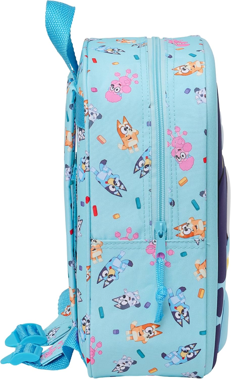 Safta Blue 3D Nursery Backpack - Trolley Adaptable, Easy Clean (M011A-612433011) 3