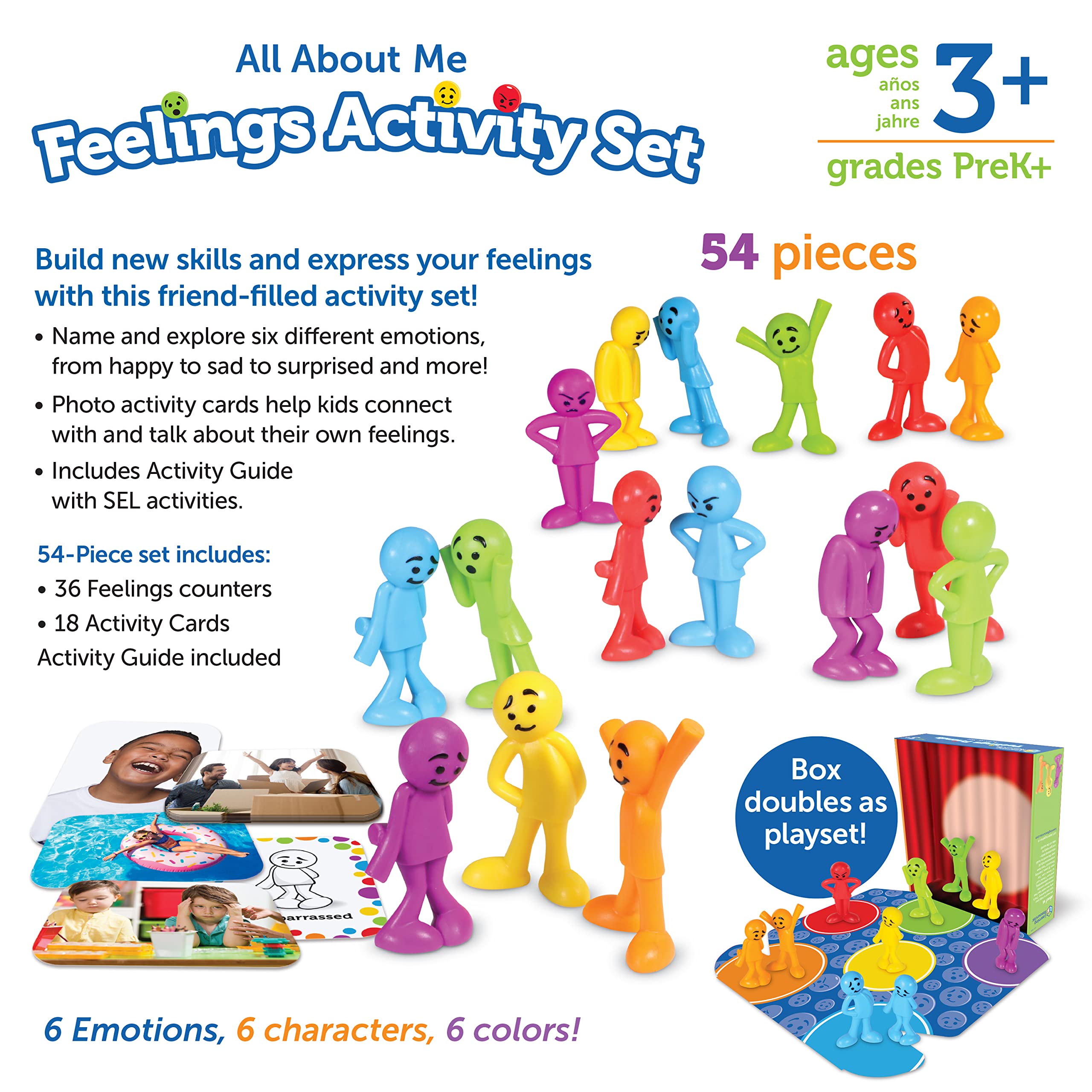 Learning Resources All About Me Feelings Activity Set - 54 Pieces, Ages 3+ 7