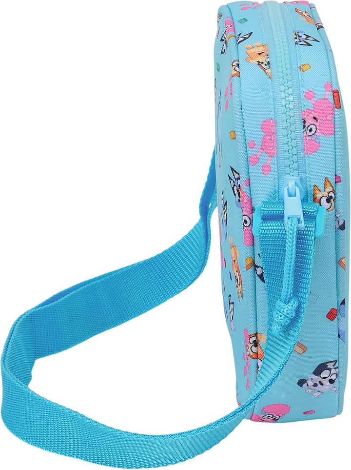 Safta BLUEY Small Messenger Bag for Kids, Shoulder Bag (M222-612433222)