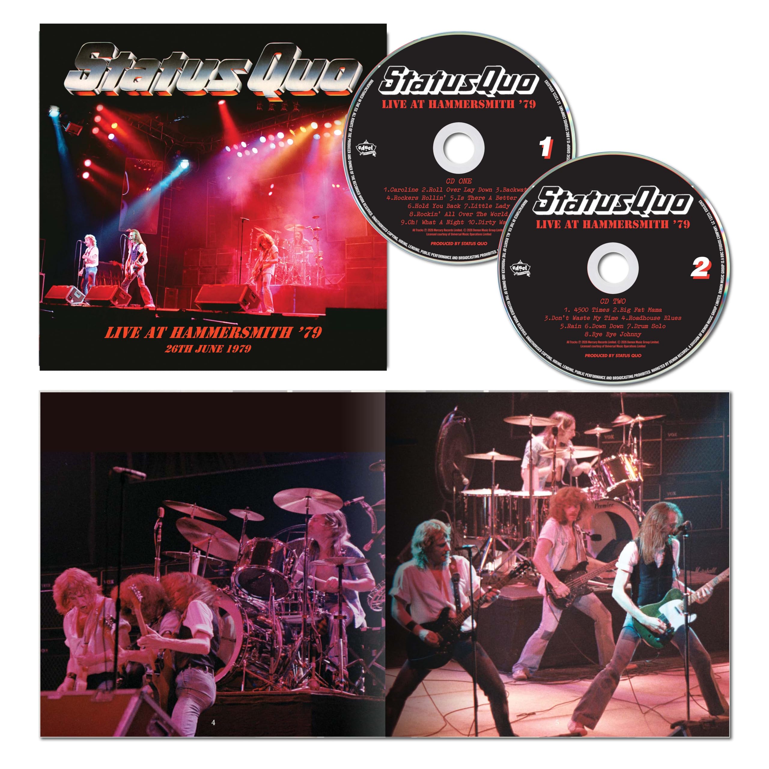 Status Quo - Live In Hammersmith 1979 [Double CD] 2