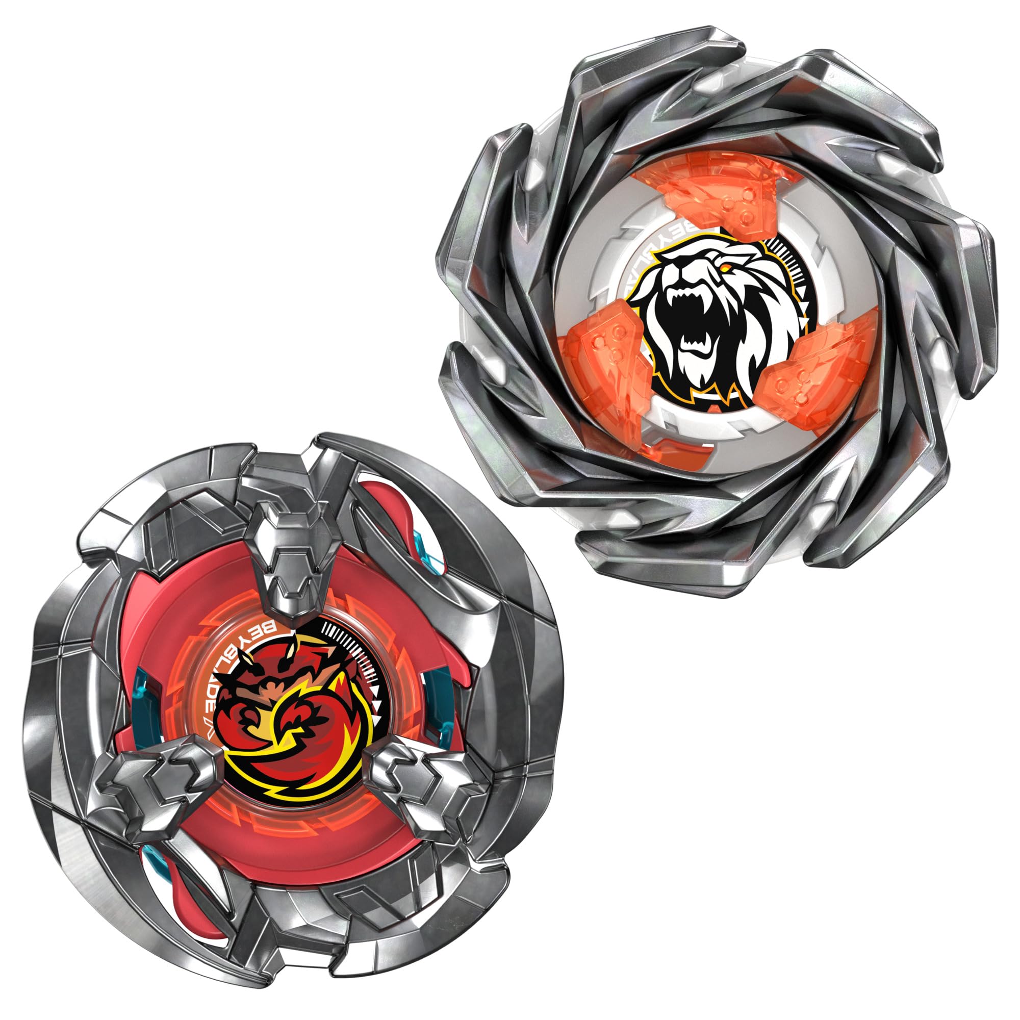 Hasbro Beyblade X Clamp Crab 9-65S BX & Crest Leon 4-55A UX Dual Pack - Ages 8+