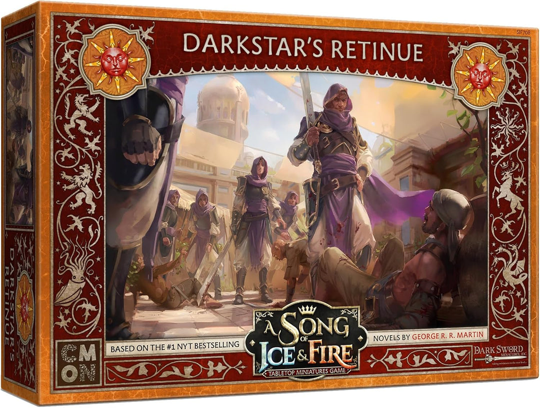 CMON A Song of Ice and Fire Tabletop Miniatures Game Darkstar Retinue Unit Box (CMNSIF708)