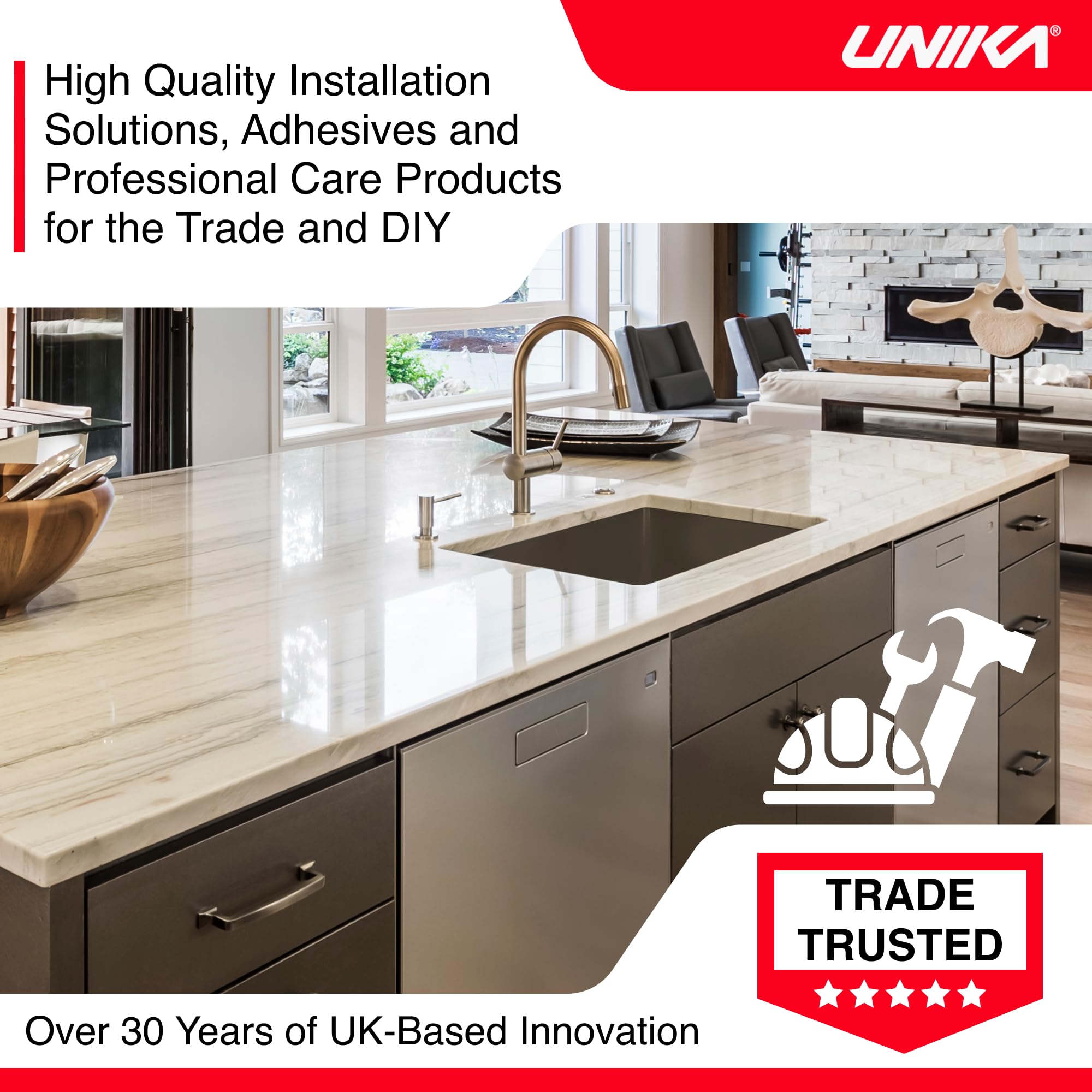 Unika Gloss Surface Cleaner - Anti-Static, Streak-Free Finish | 250 ml Spray | Fresh Scent 4