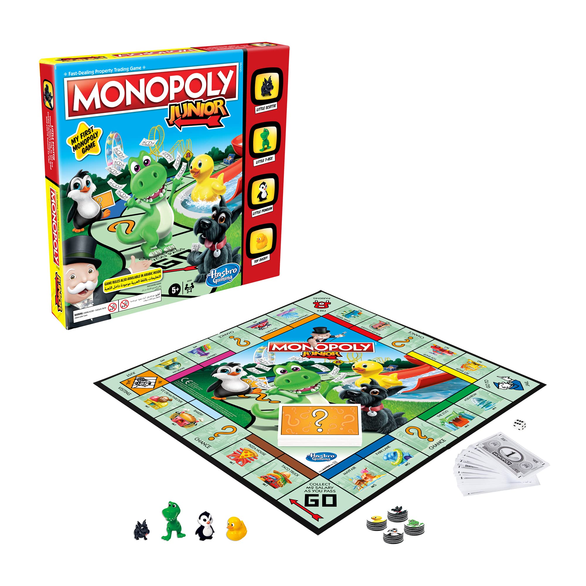 Monopoly Junior Board Game for Kids, Family Game for 2-4 Players Aged 5 and Up 5