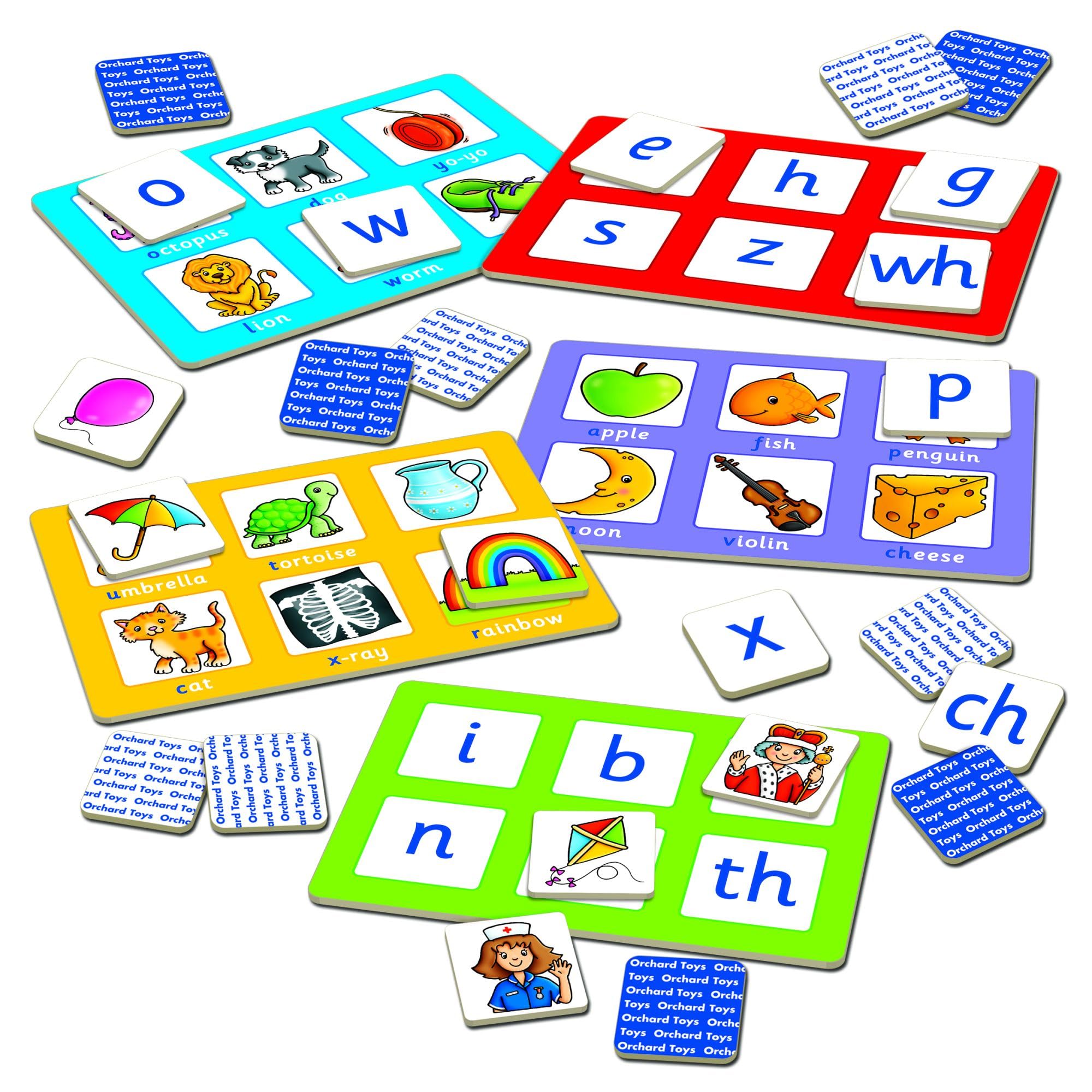 Orchard Toys Alphabet Lotto Game - Ages 3-6 | 4 Ways to Play | Up to 5 Players 3