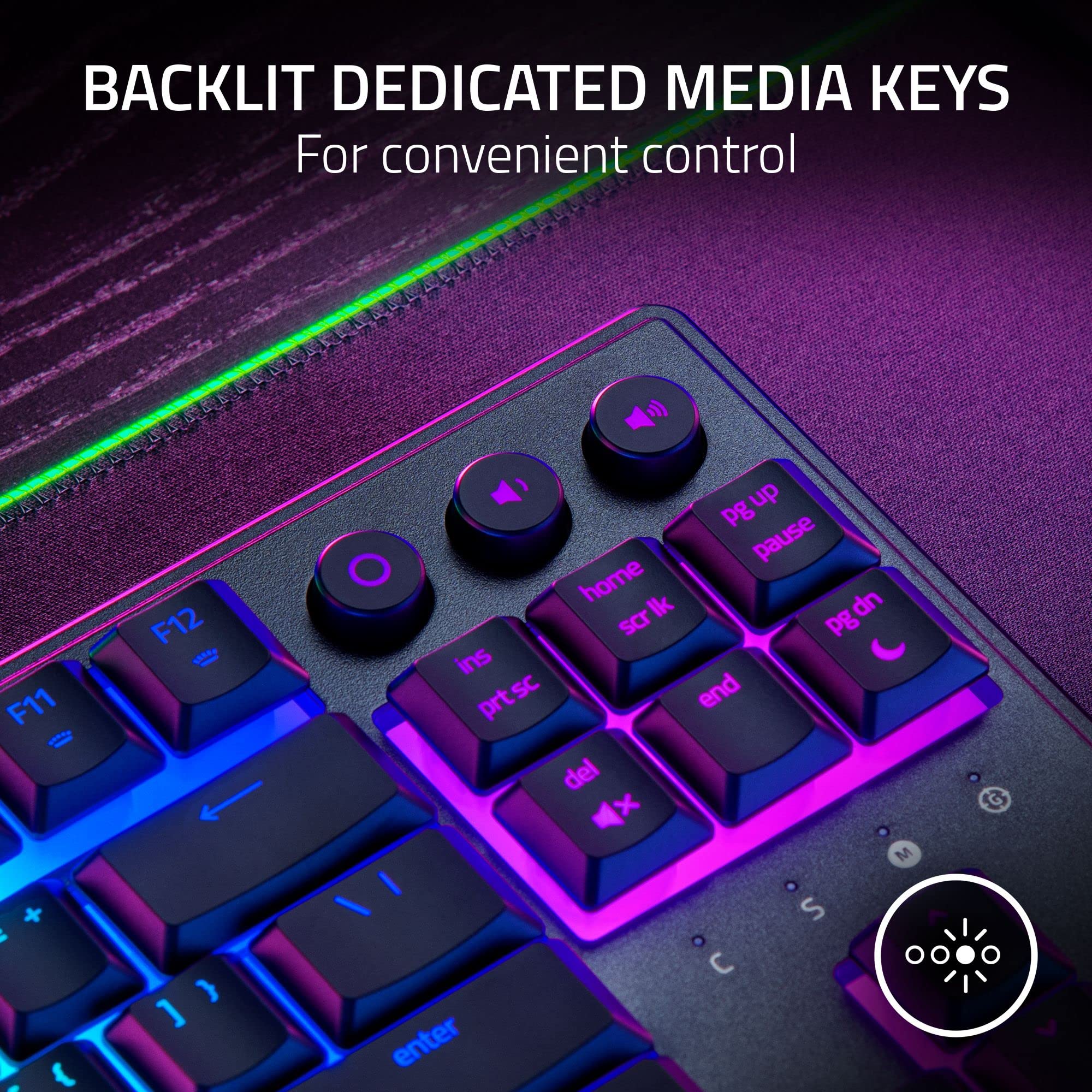 Razer Ornata V3 Tenkeyless Gaming Keyboard - Low Profile, Mecha-Membrane Switches, RGB, UK Layout 5