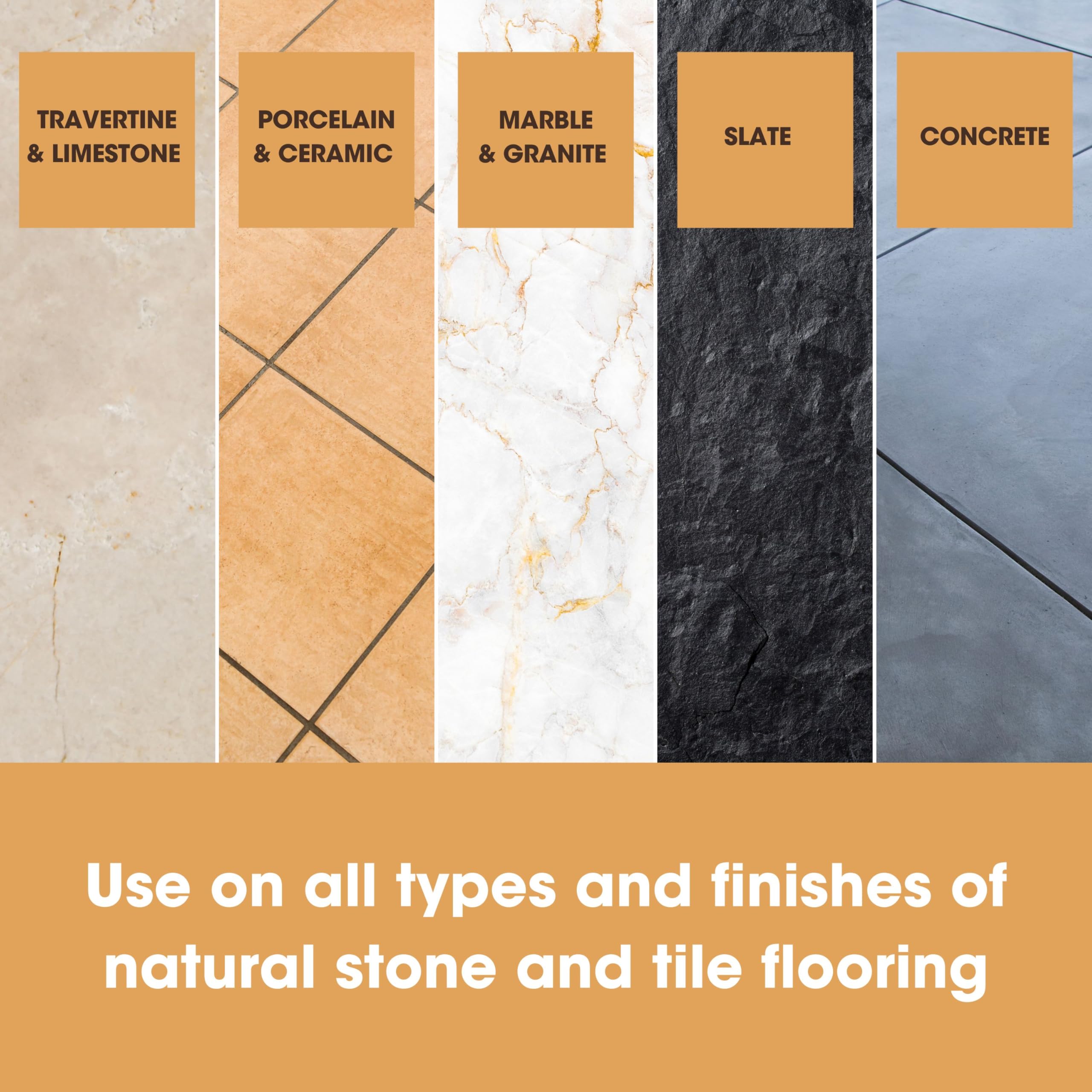 Furniture Clinic Stone & Tile Floor Polish - 500ml Glossy Sheen | Non-Slip | Restores Scratches 4