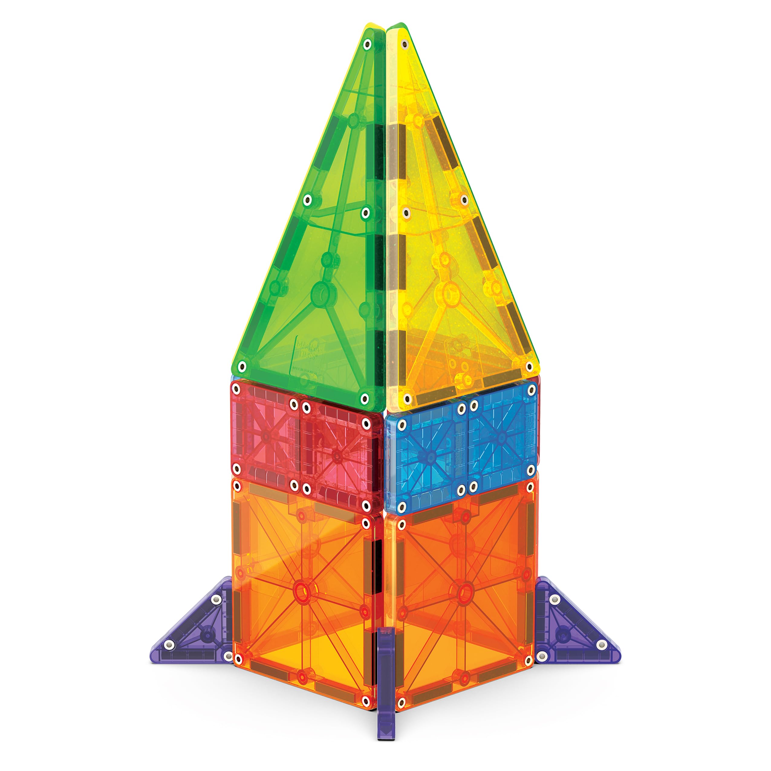 Magna-Tiles Combo 20-Piece Magnetic Construction Set - MicroMAGS for Ages 3+ 6