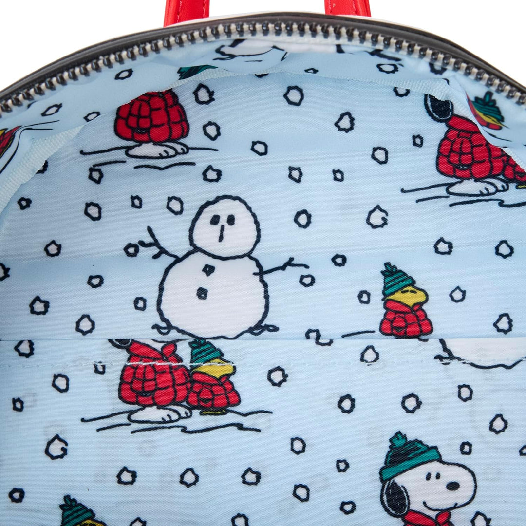 Loungefly Peanuts Snoopy Snow Day Mini Backpack (671803527119)