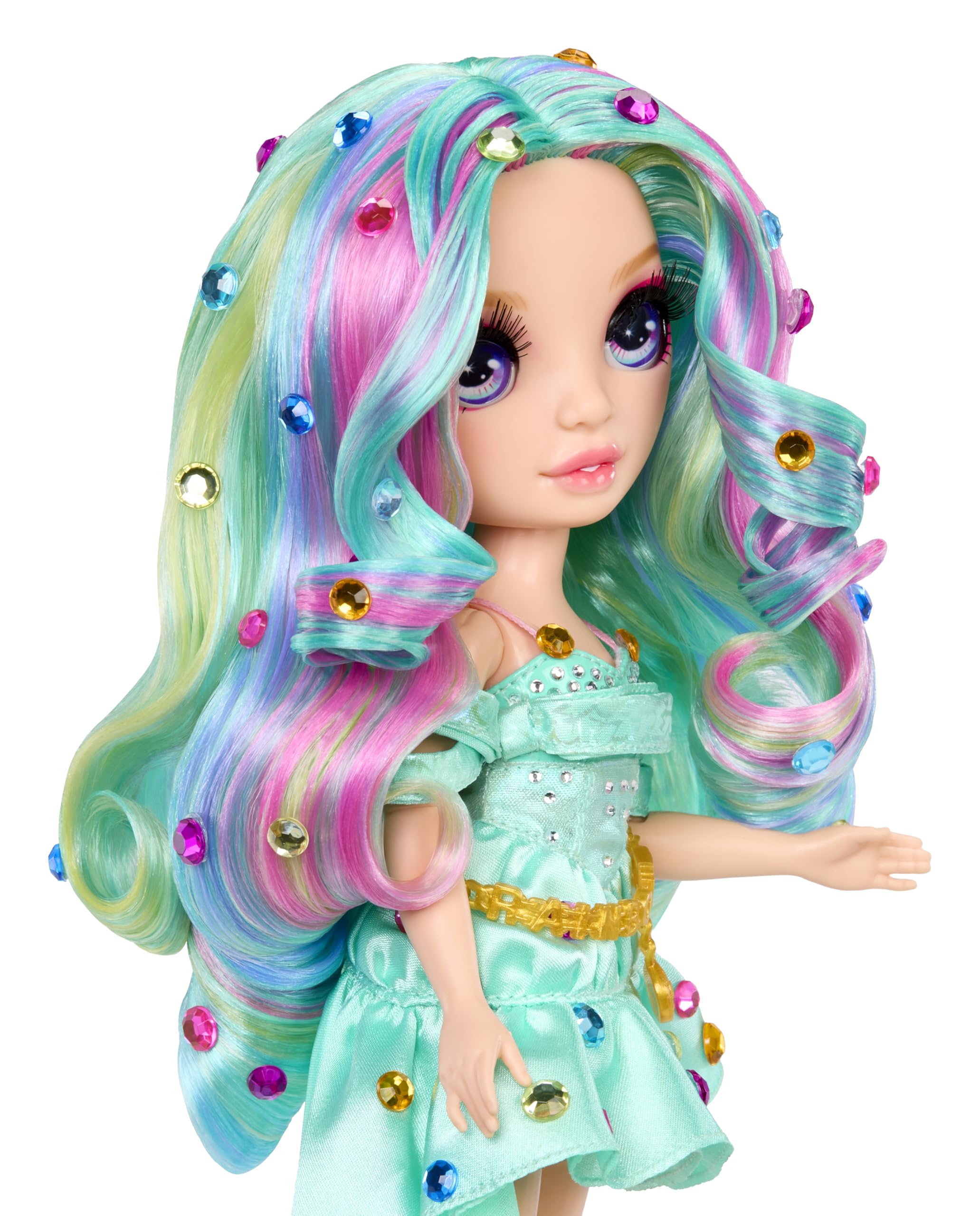 Rainbow High Be Dazzling Celine Turquoise Doll - 28cm Fashion Doll with Bedazzling Tool | Ages 4+ | Teal 4
